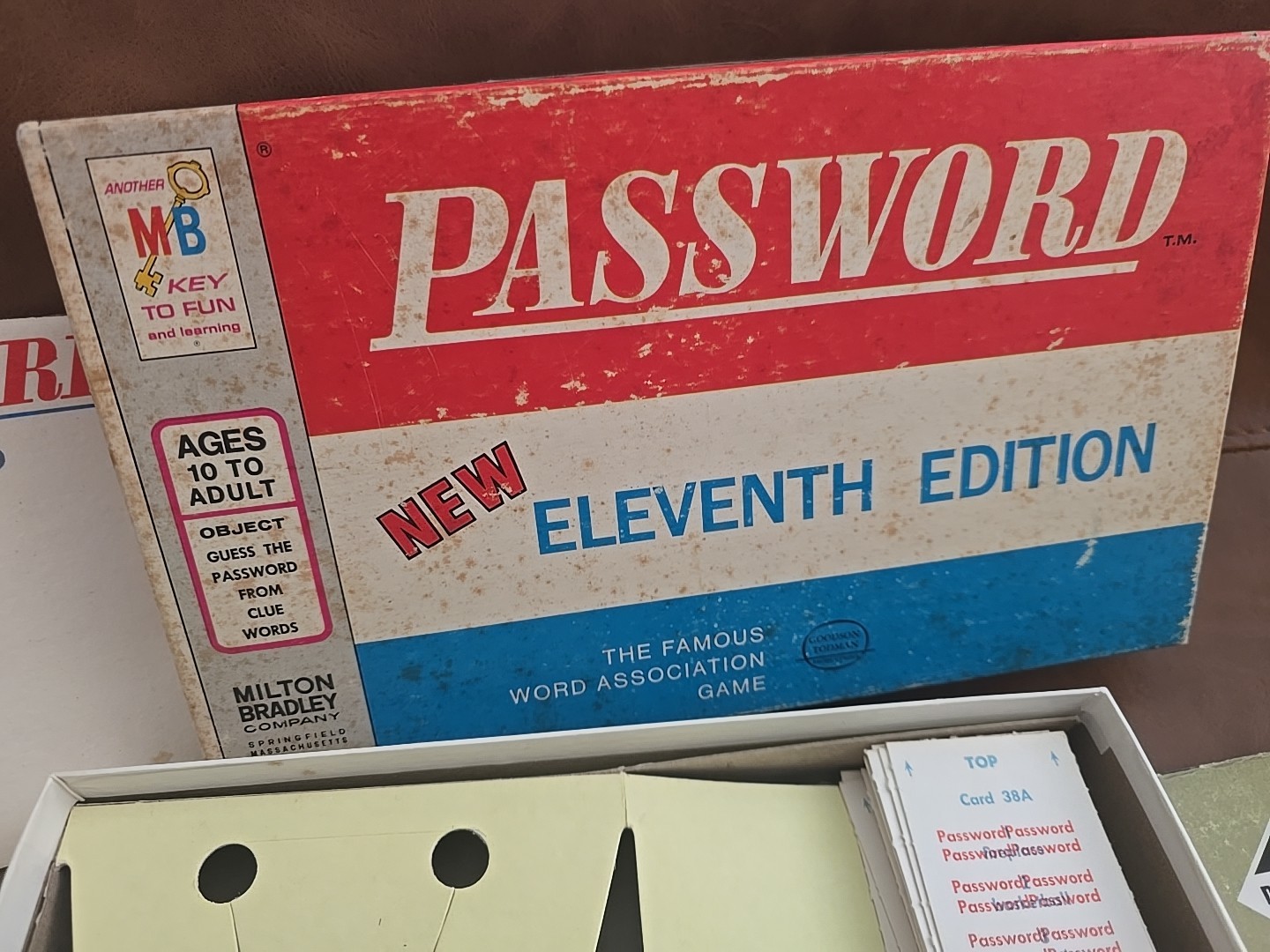 Vintage 1970 Milton Bradley Password Game Eleventh Edition Game #4260 – Complete