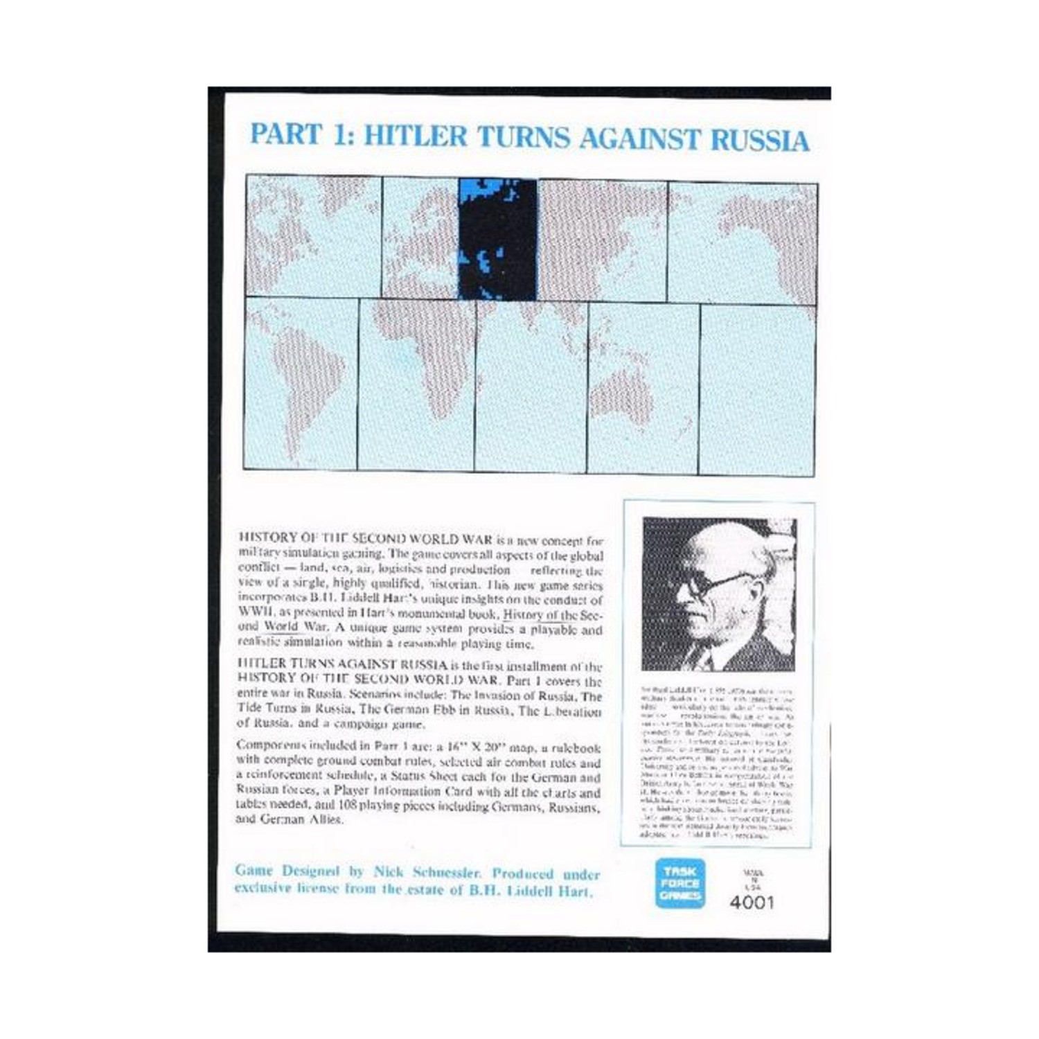 Task Force Wargame History of the Second World War #1 – _____ Tur Box Fair/VG+