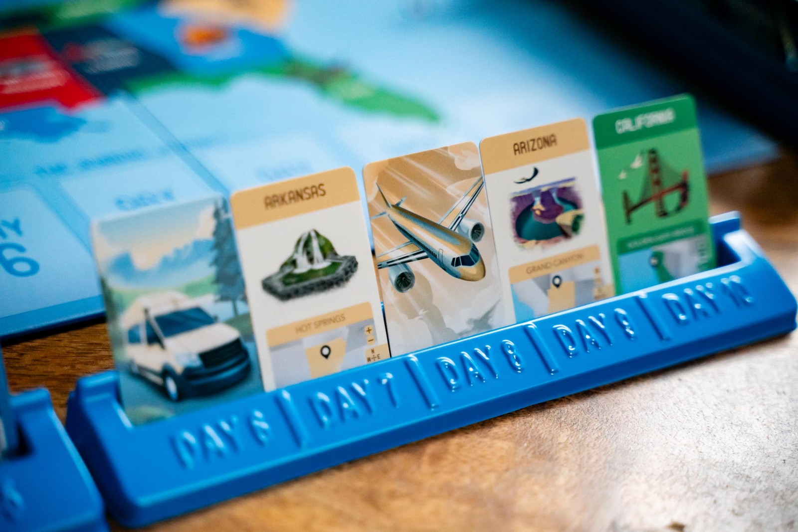 10 Days in the USA Fun Educational Tabletop Game for All Ages Travel Adventure