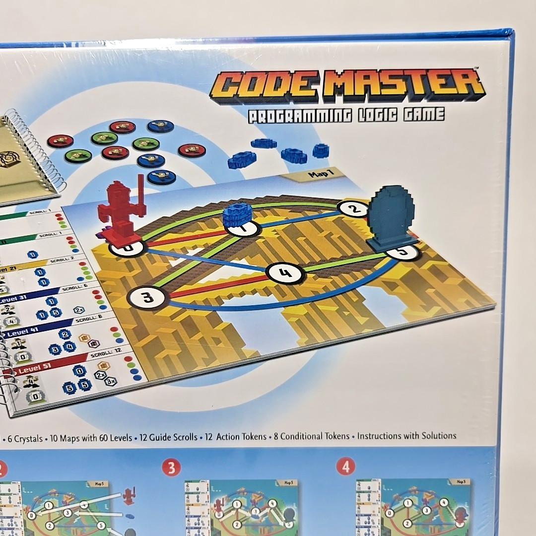 Code Master Programming Logic Game By ThinkFun 60 Levels Ignite Yor Mind! New