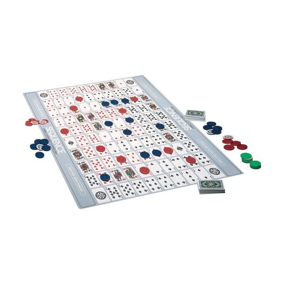 Pressman Jumbo Sequence Board Game, Tube Edition