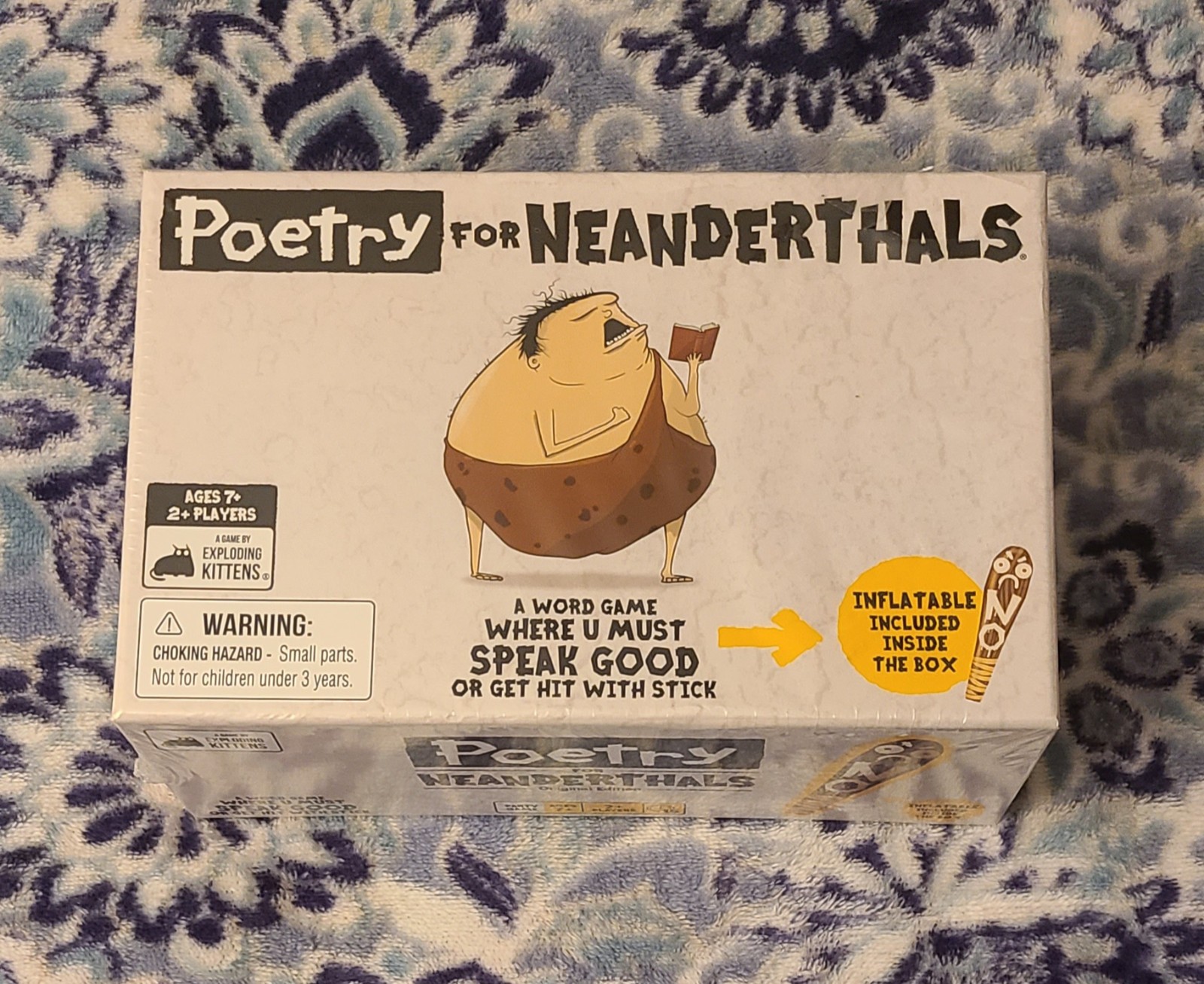 “Poetry For Neanderthals” Word Game New Sealed Age 7 And Up With 2+ Players