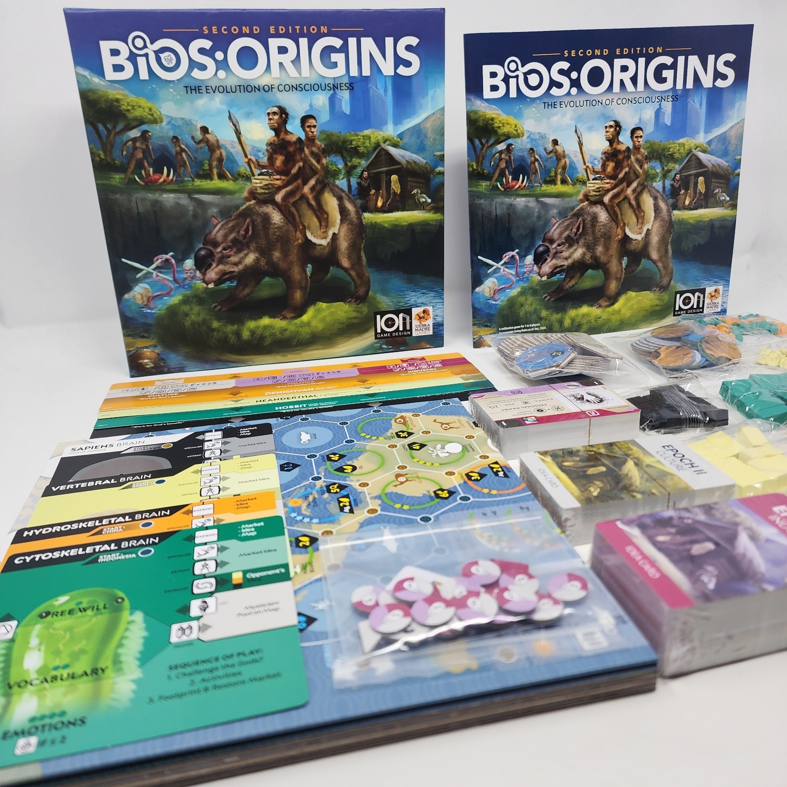 Bios : Origins 2nd Edition by Sierra Madre Games 2020 Ion Games Open Box NEW
