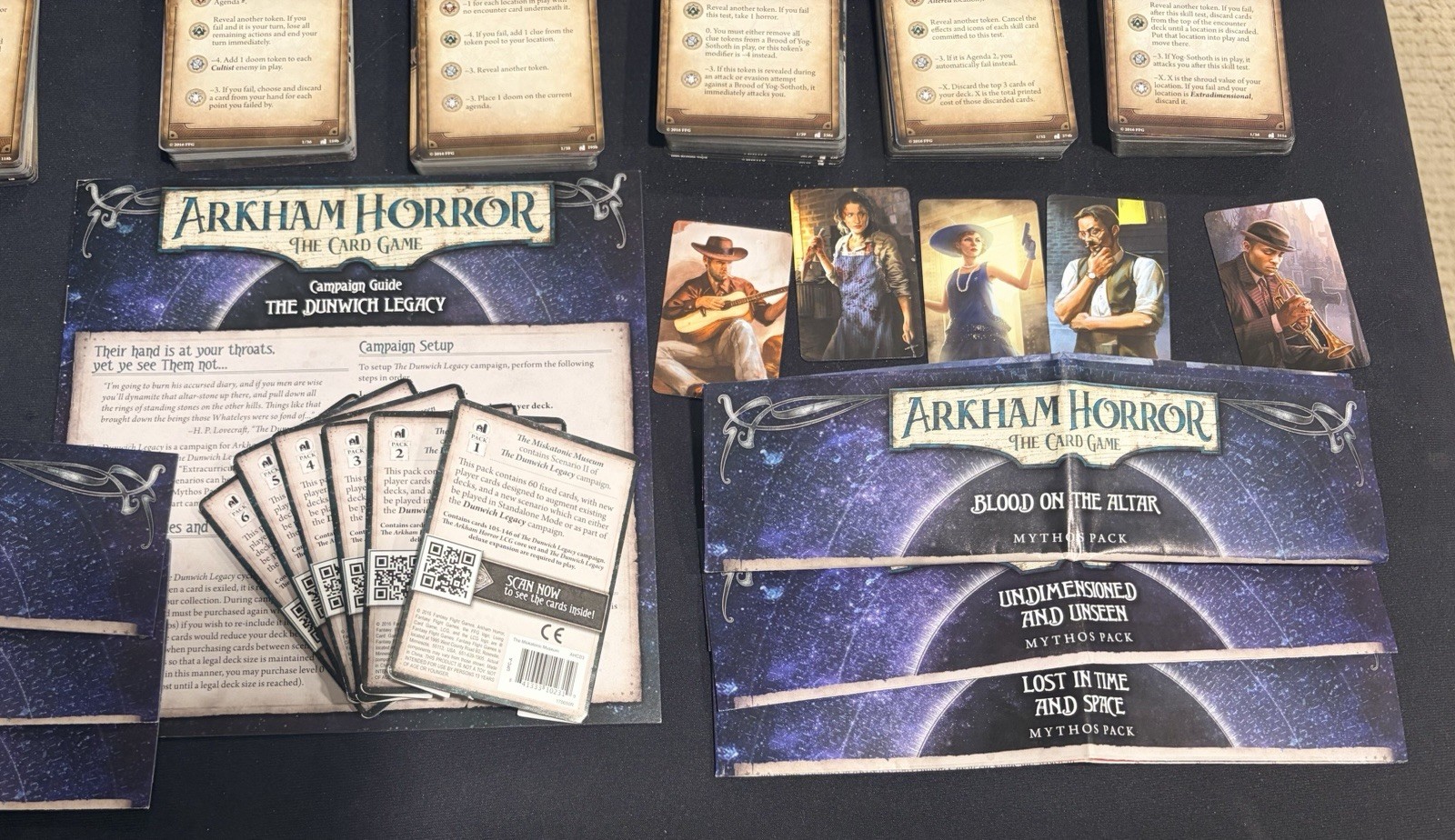 ~Arkham Horror LCG-Dunwich Legacy-Investigator & Campaign expansions-complete!~