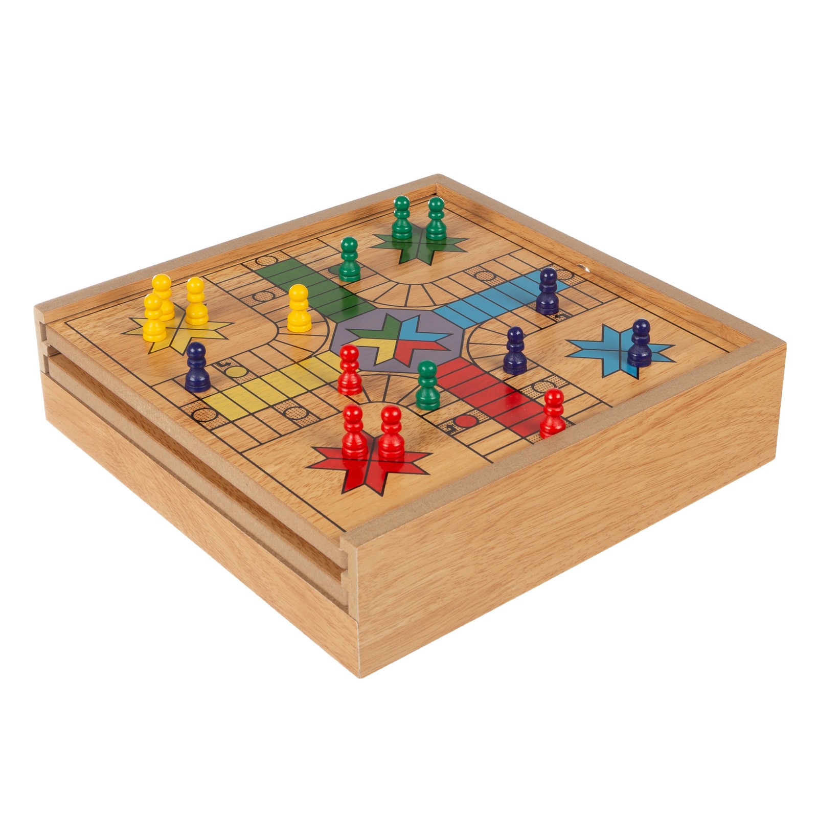 7 in 1 Travel Game Set Chess Chinese Checkers Dominoes 12 X 11.5 Inches