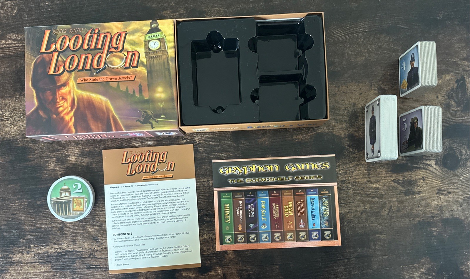 Looting London Card Game Eagle-Gryphon Games Open BX BRAND NEW ABU Games see Pic