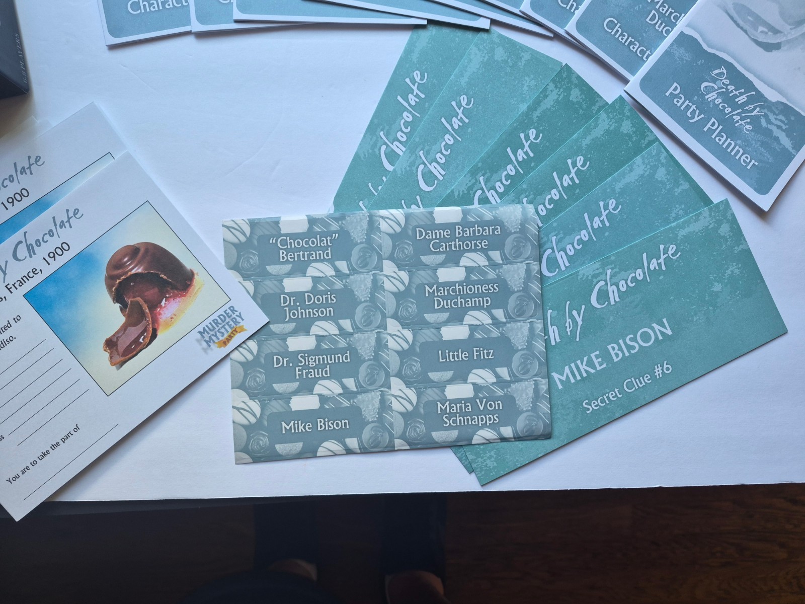 Murder Mystery Game Dinner Party Board Death By Chocolate 6 – 8 University Games