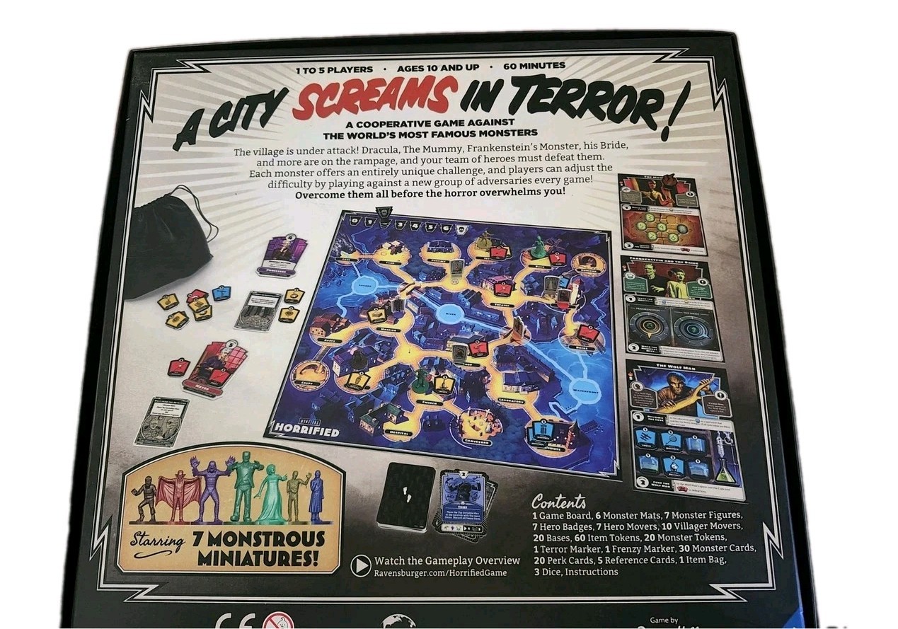 Ravensburger Horrified Universal Monsters Board Game