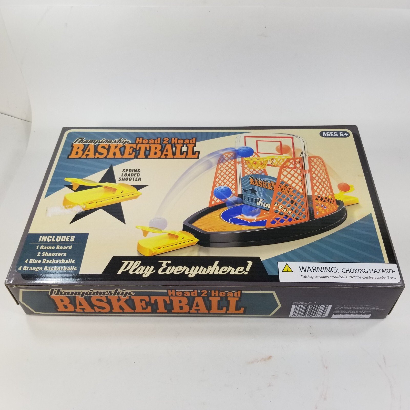 Championship Head 2 Head Basketball Tabletop Game Play Everywhere Sealed Parts