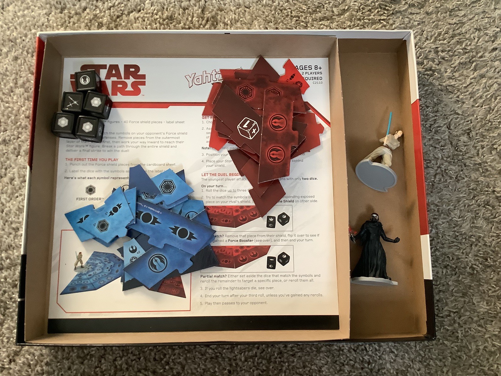 Hasbro Gaming Yahtzee Duels Star Wars Edition Game Complete