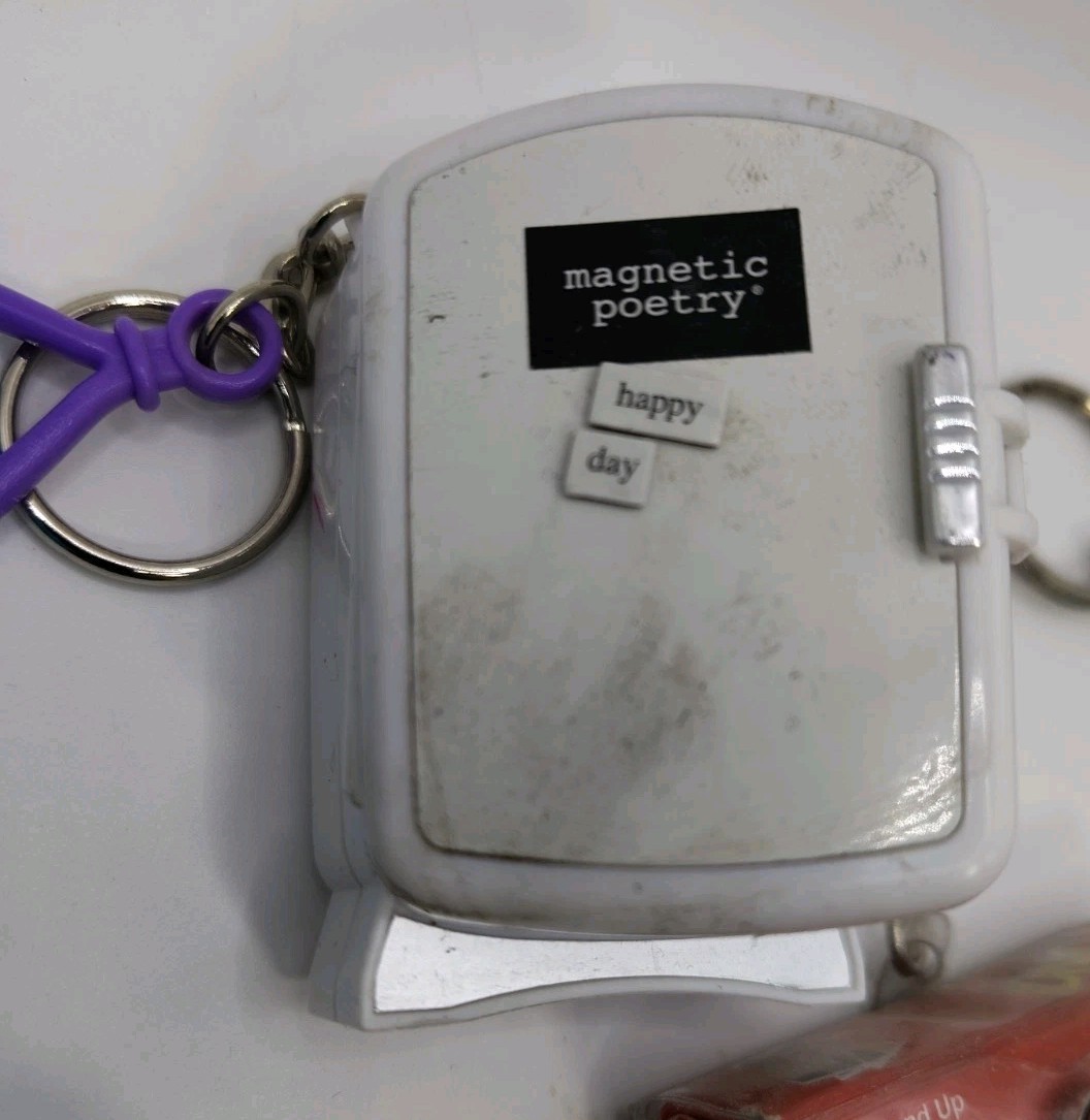 Mini Keychain Lot 7 Games Ouija Boggle Sorry! Connect 4 Bop It Magnet Poetry Uno