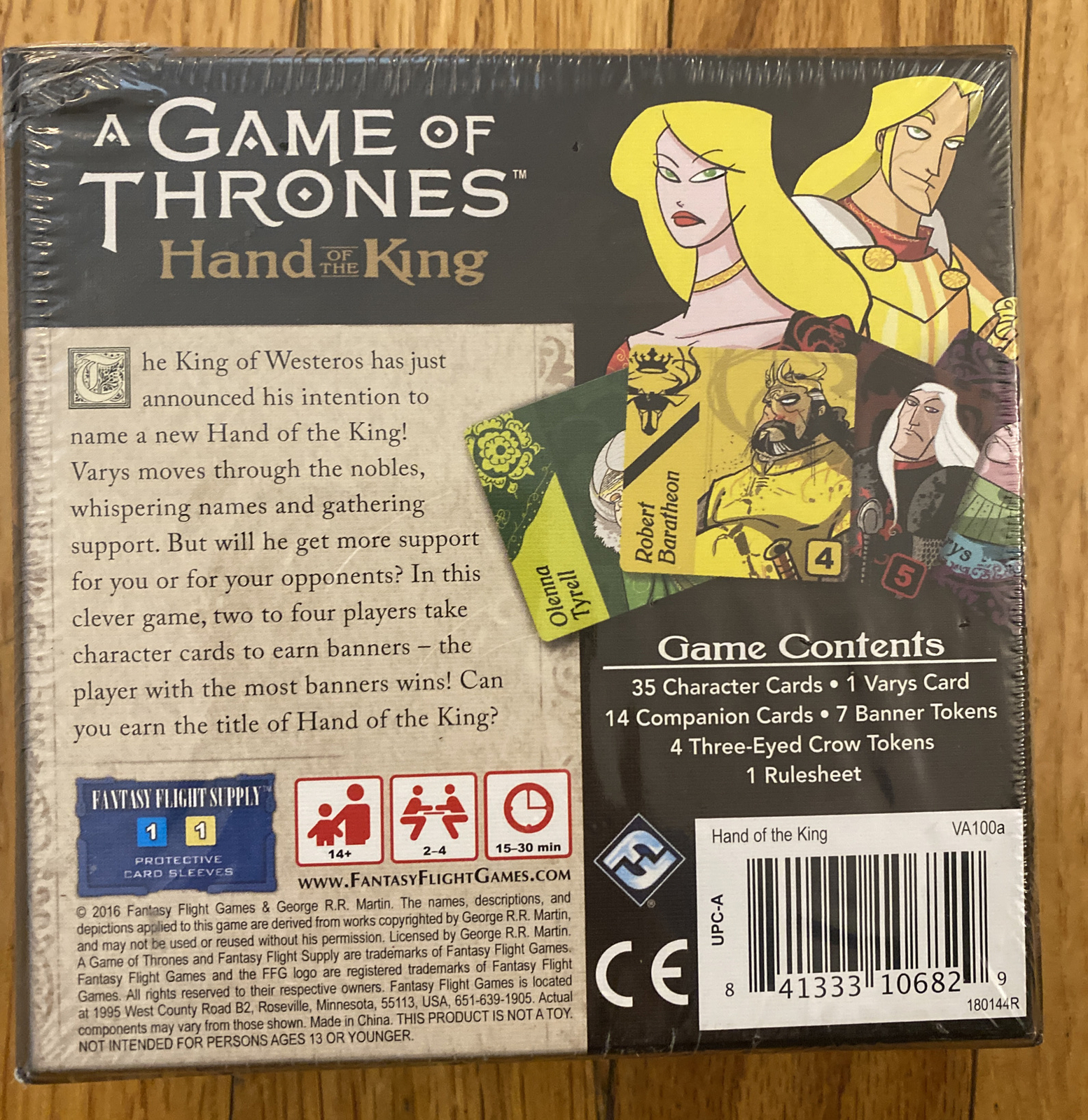 A Game of Thrones: Hand of the King Card Game A Whimsical Game Of Wits NEW