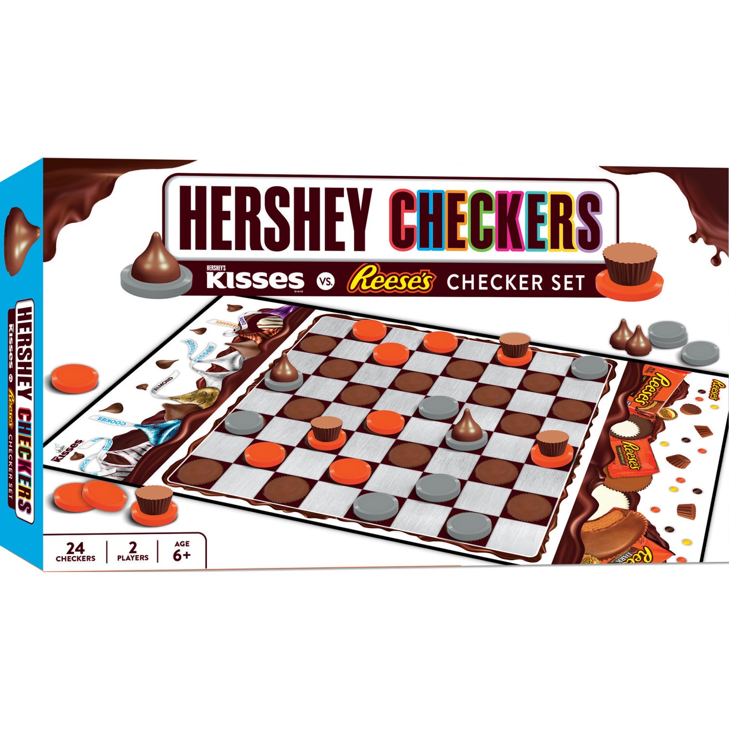 MasterPieces – Hershey’s Kisses vs Reese’s – Officially Licensed Checkers Game