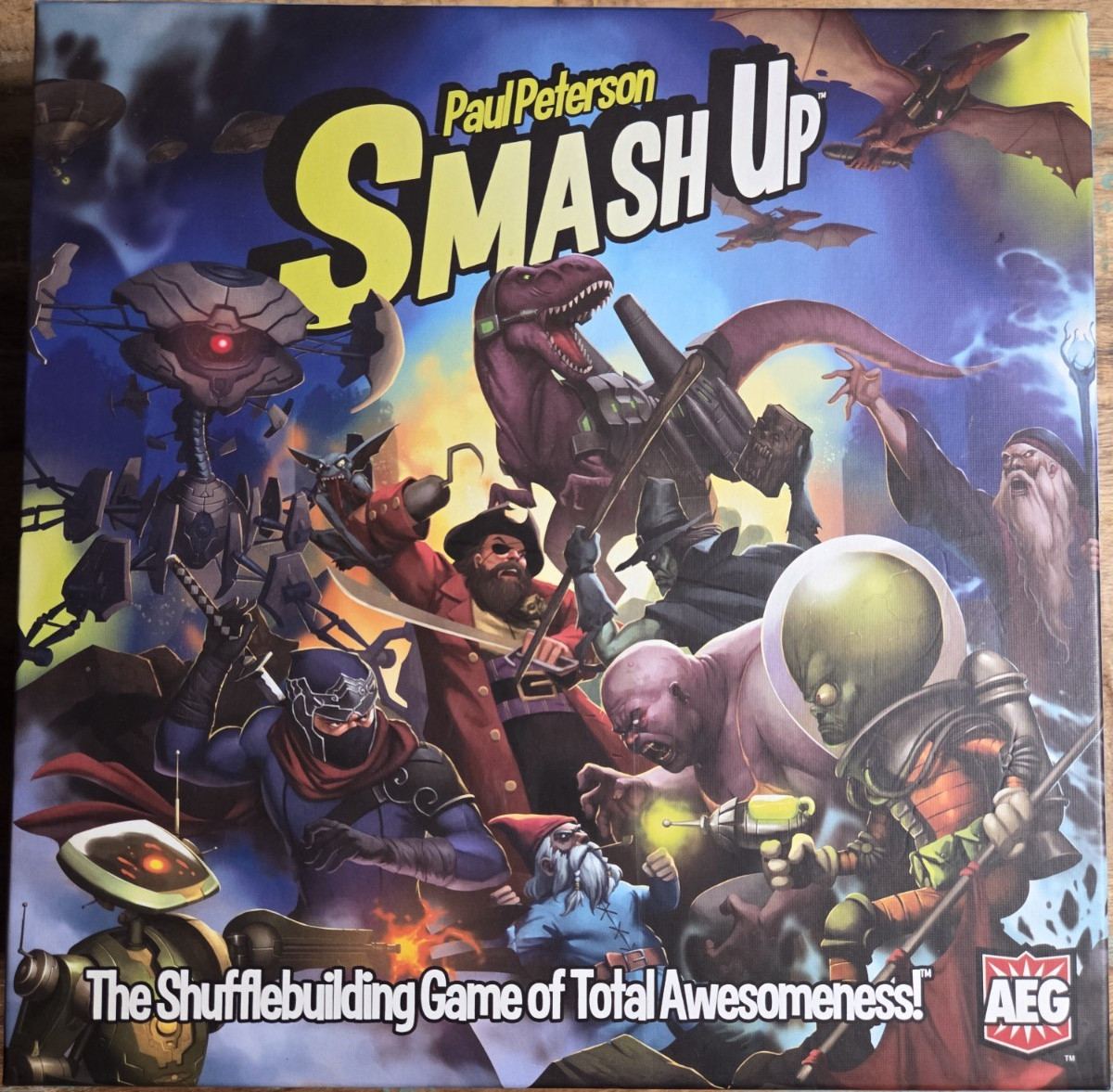 Alderac Entertainment Group Smash Up Board Game Shufflebuilding AEG 5501 2-4