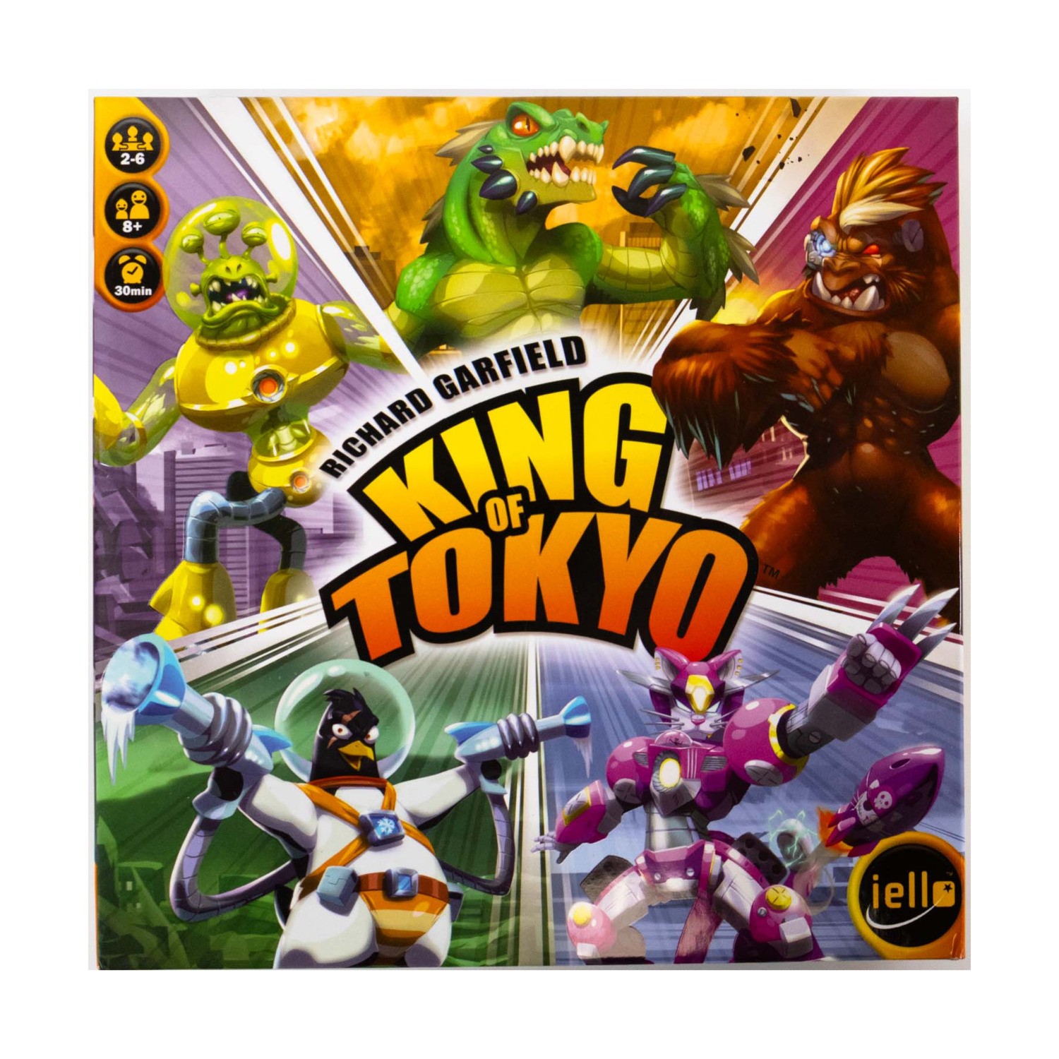 Iello Board Game King of Tokyo Collection #15 – Base Game + 3 Expansion EX/NM