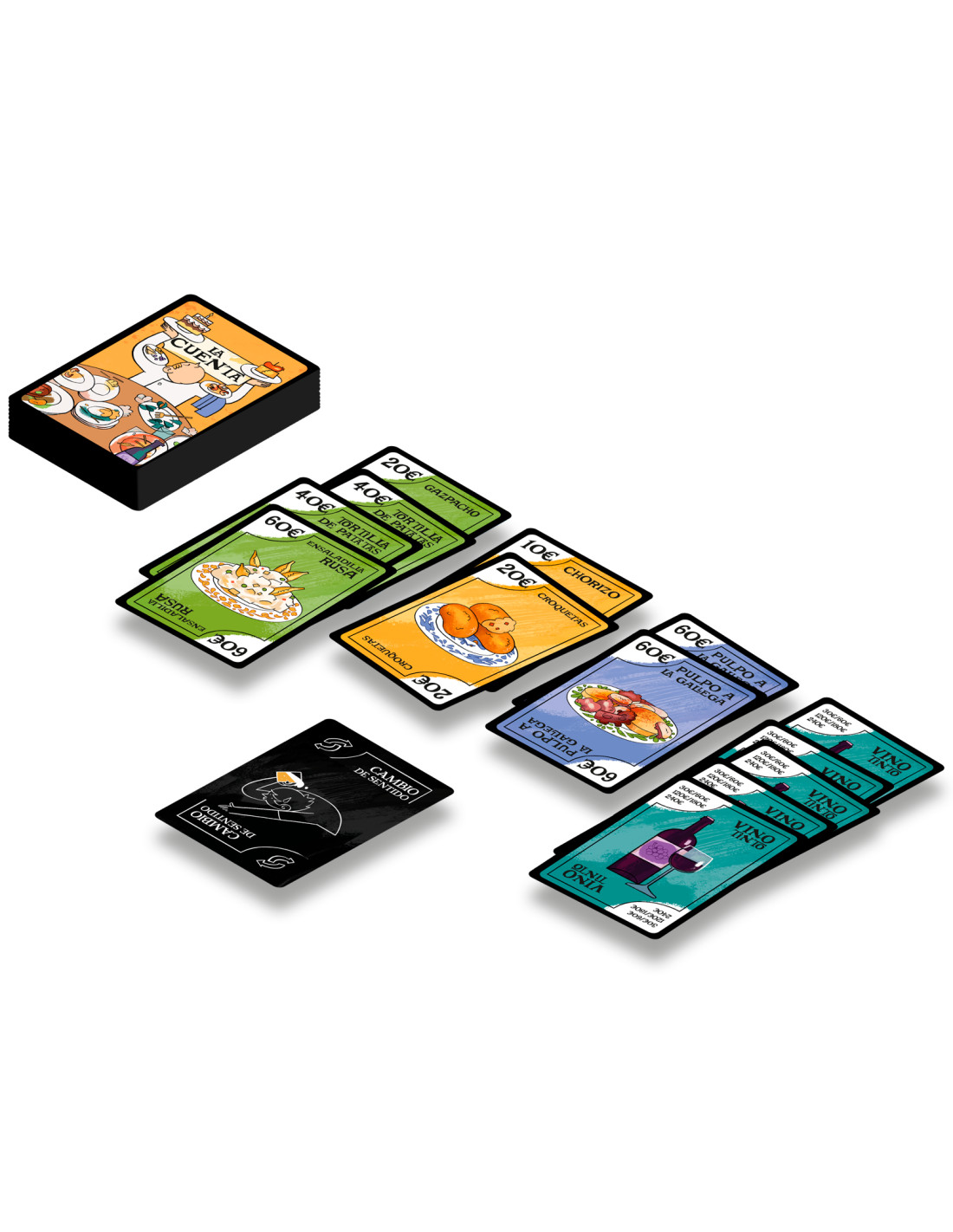 La Cuenta 2 Tomatoes Games Card Game Party Game Family Game Laying Game