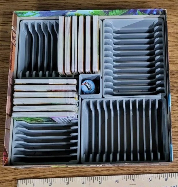 Smash Up Box Insert – 3d Printed – Holds 48 Factions in the original box!