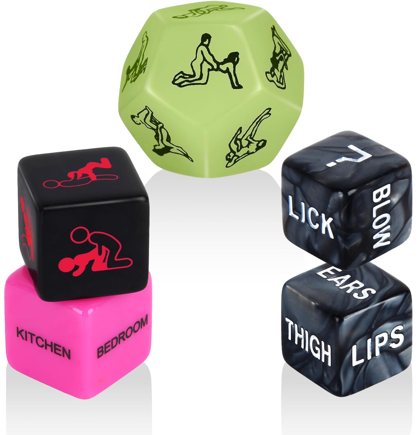 Sex Dice Set, Sex Game Positon Dice Adult Dice Game for Date Night Positions Gam