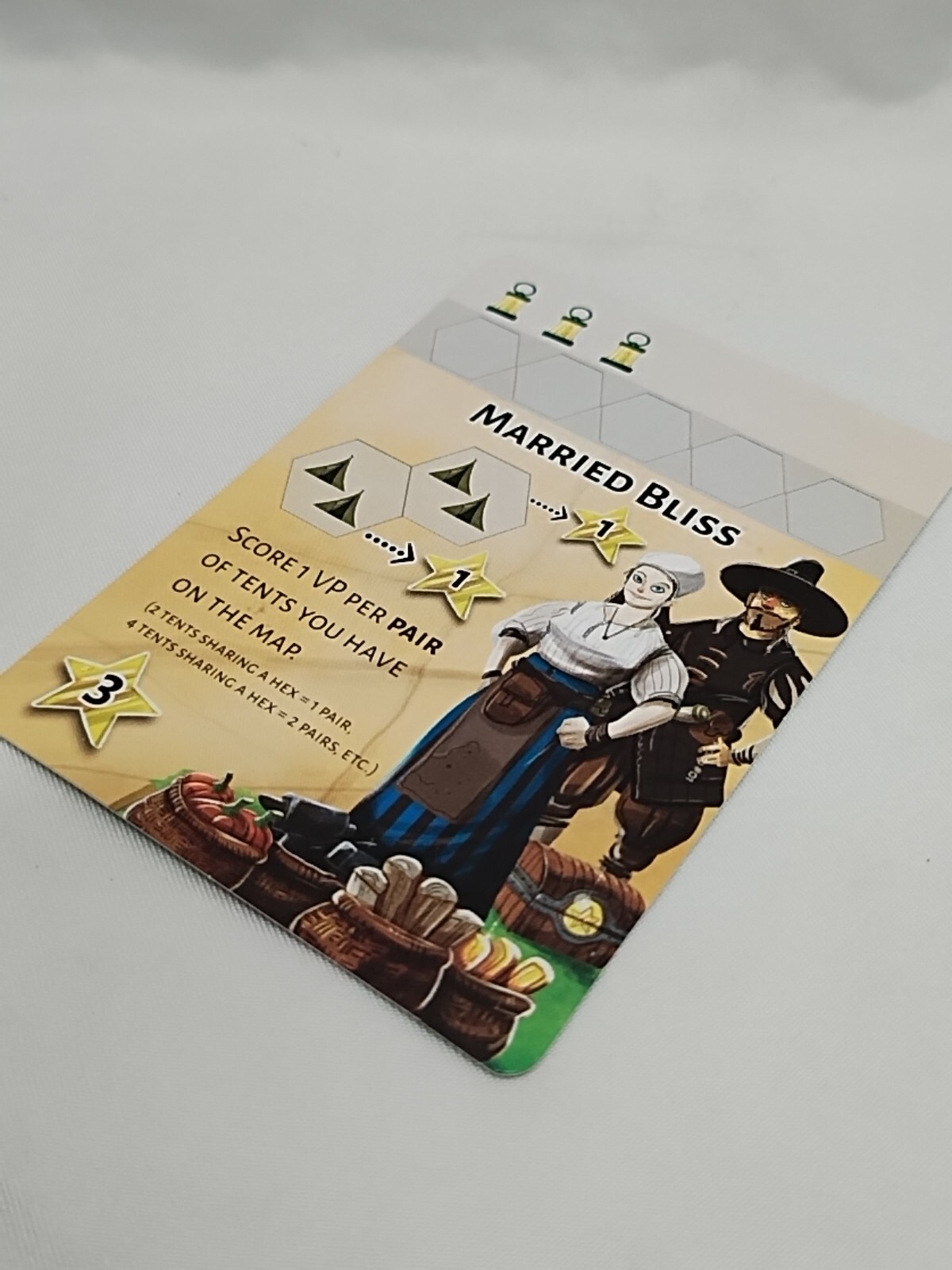 Dice Settlers Married Bliss Board Game Promo Card