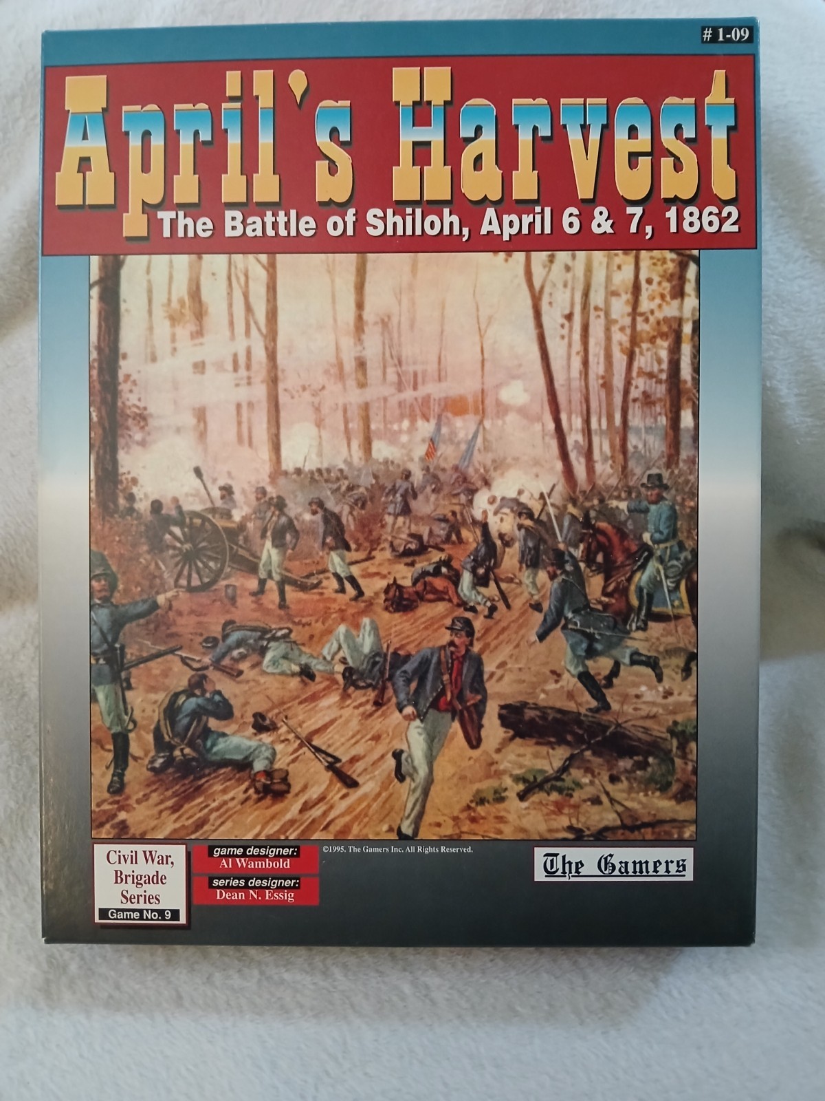April’s Harvest The Battle of Shiloh The Gamers Civil War Boardgame CWB Series