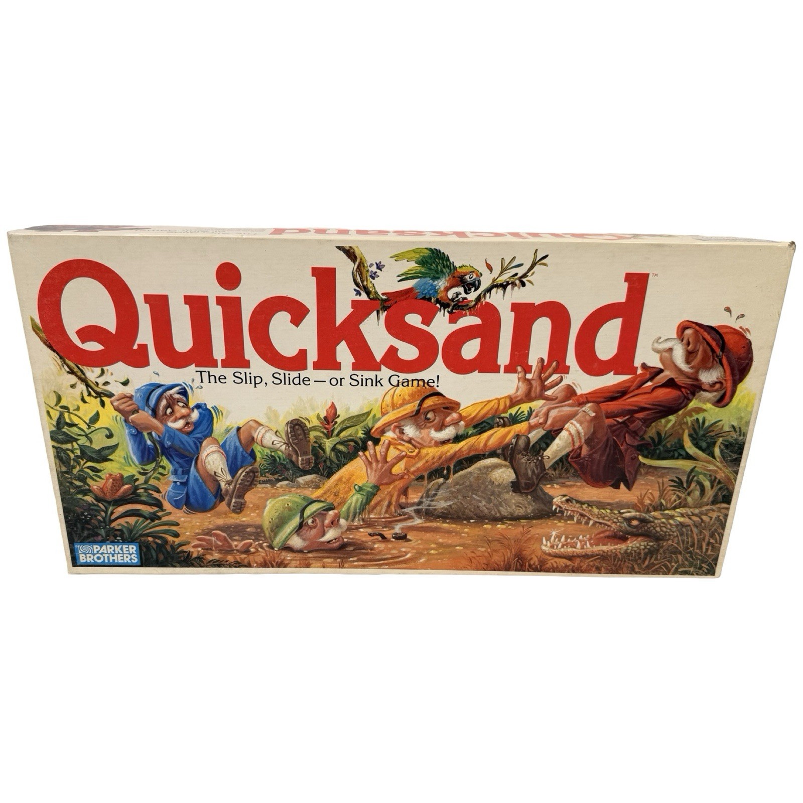 Quicksand Board Game 1989 Parker Brothers “Slip, Slide or Sink!” Incomplete