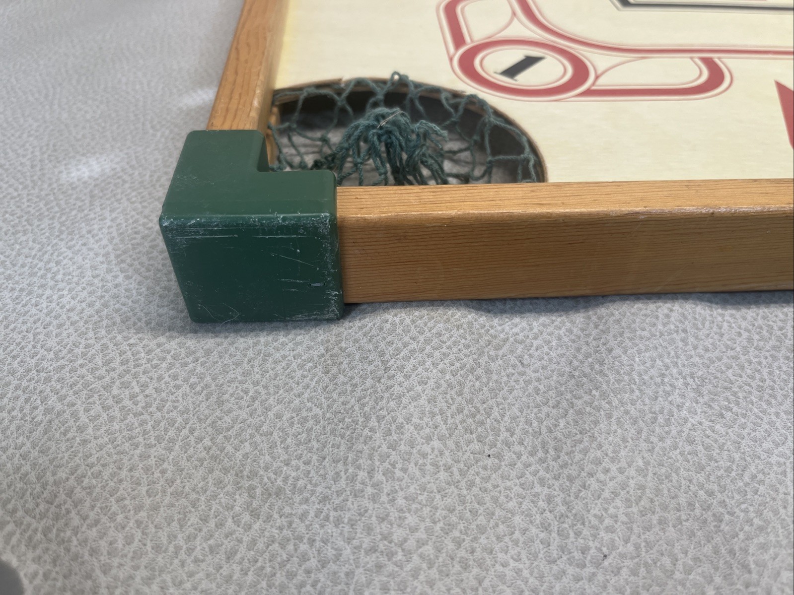 Carrom Double Sided Game Board With Attached Hanger. Game Room/man Cave.