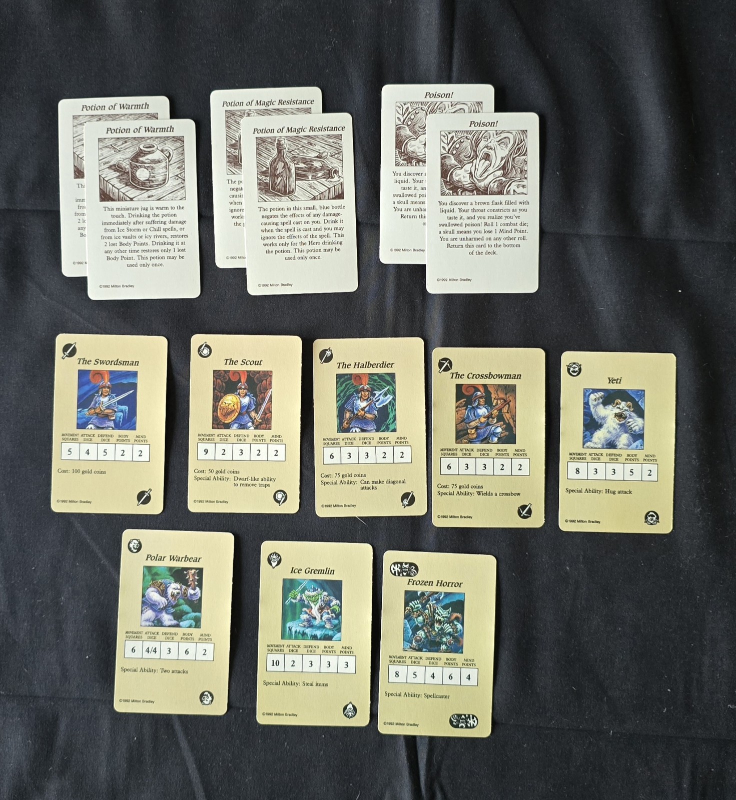 HeroQuest Barbarian Quest Pack, (Classic/Original) Unplayed w/Unpunched Tokens