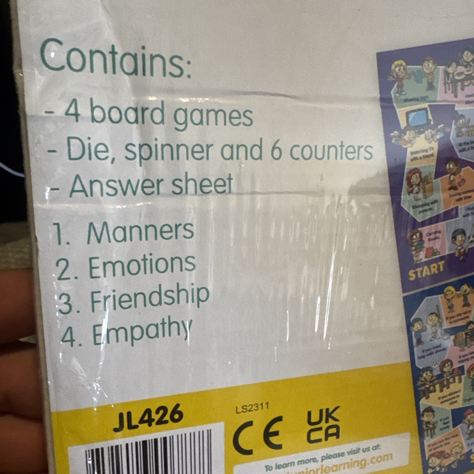 Social Skills Board Games for Kids Ages 5+ Empathy Friendship Manners new Sealed