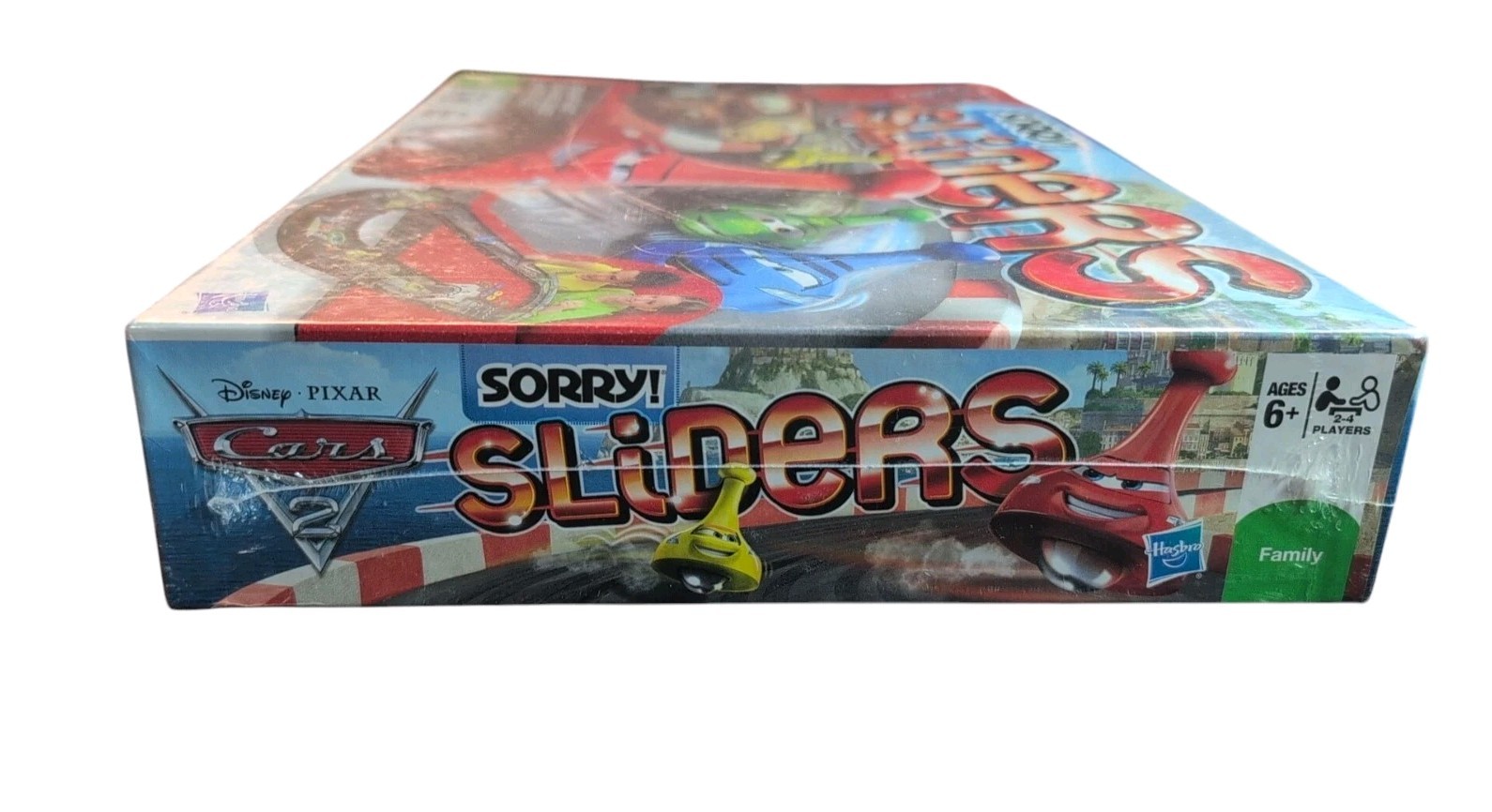 Sorry! Sliders Disney Pixar CARS 2 Edition Game 2011 Hasbro Race Car Sealed Rare
