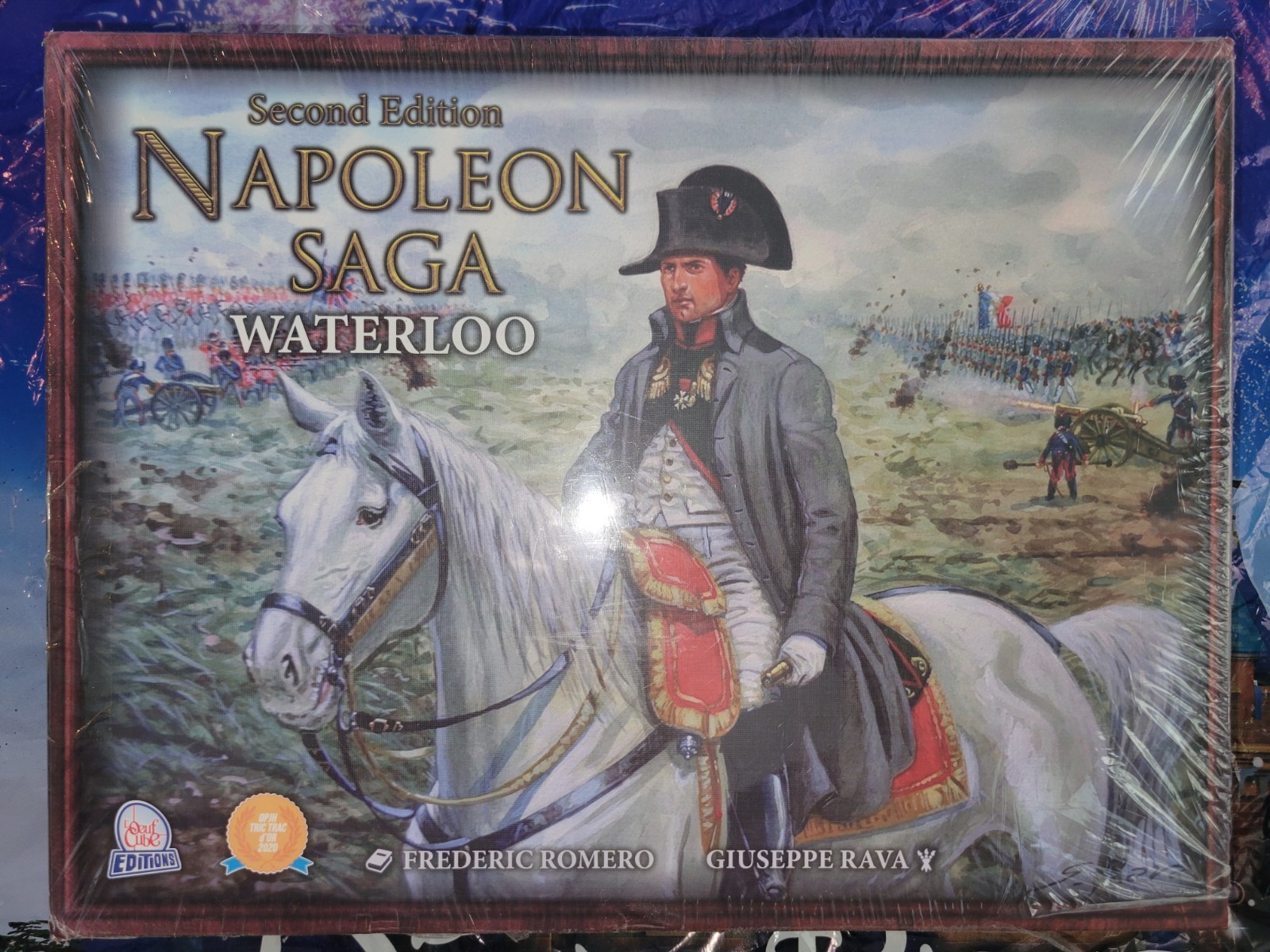 Sealed Napoleon Saga: Waterloo 2nd Edition Board Game New Wrap Worn!