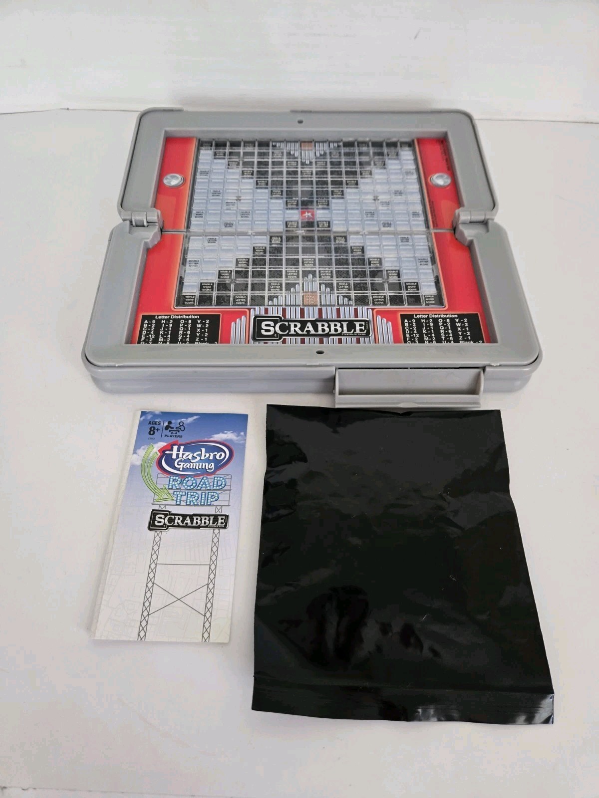 Scrabble Hasbro Gaming Road Trip Series Portable Travel Game Factory FREE SHIP