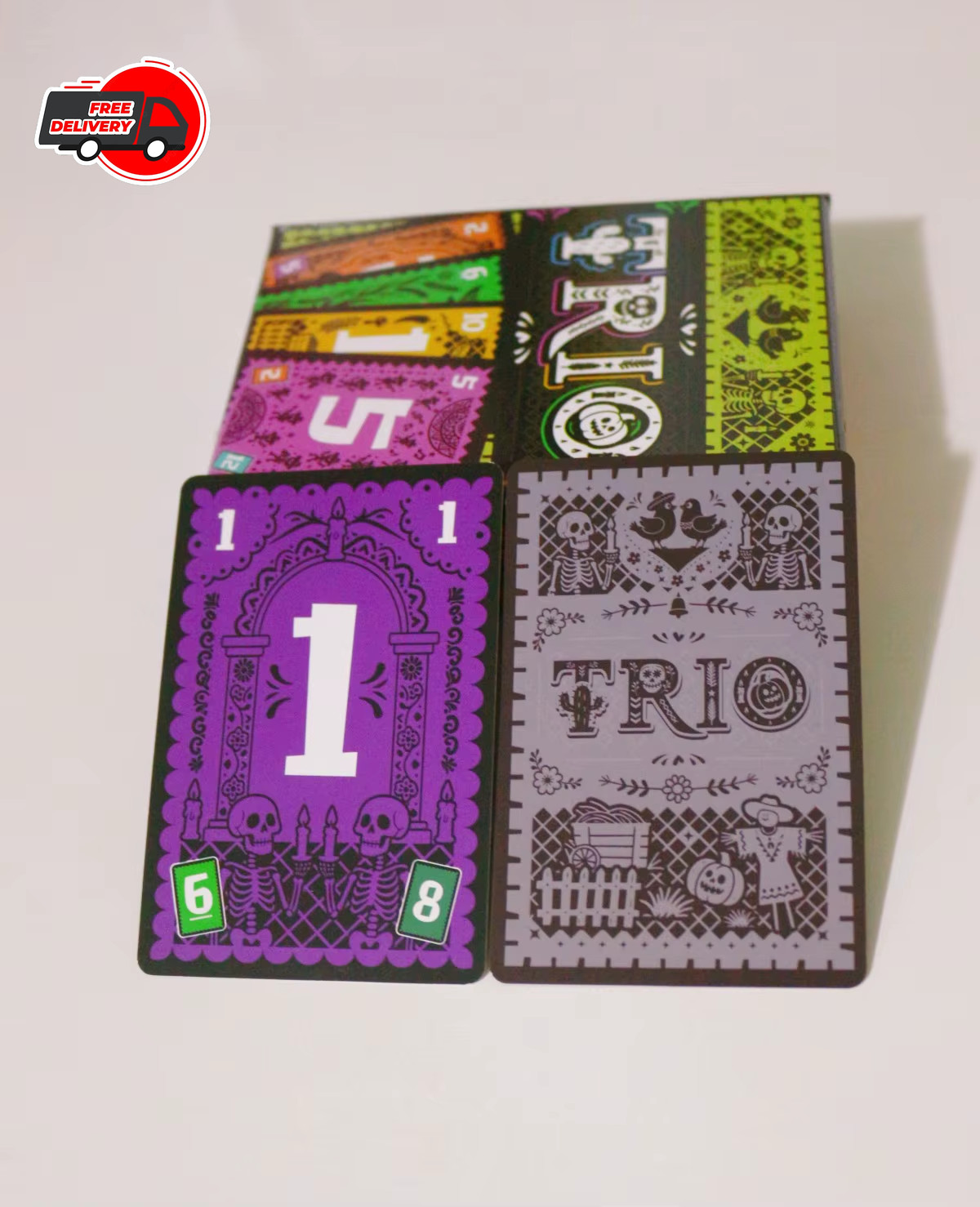 Trio Family Card Game 2024 Game of The Year Nominee Fun Party Game 3-6 Players