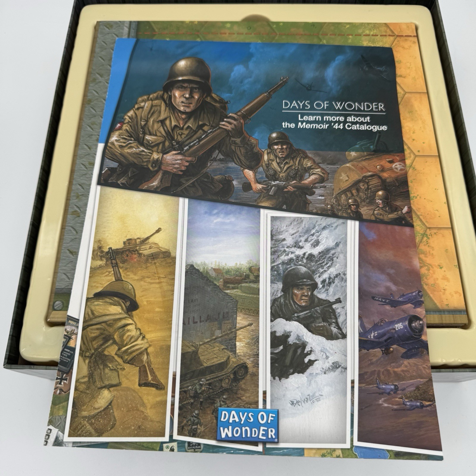 Days of Wonder Memoir ’44 Board Game – Complete CIB – War Military Table Top WW2