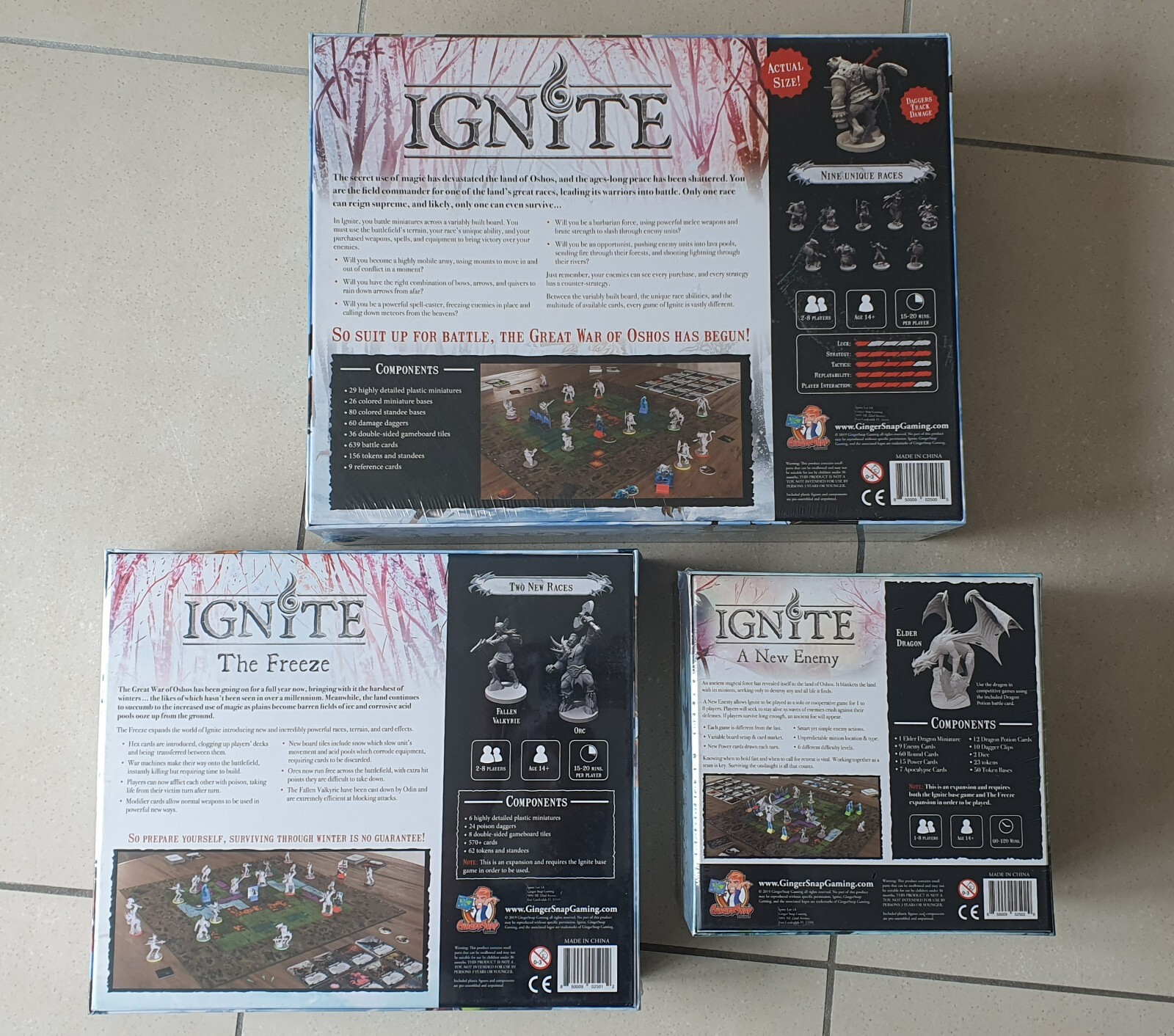 Ignite Base Game + The Freeze + A New Enemy, Includes Kickstarter Exclusives