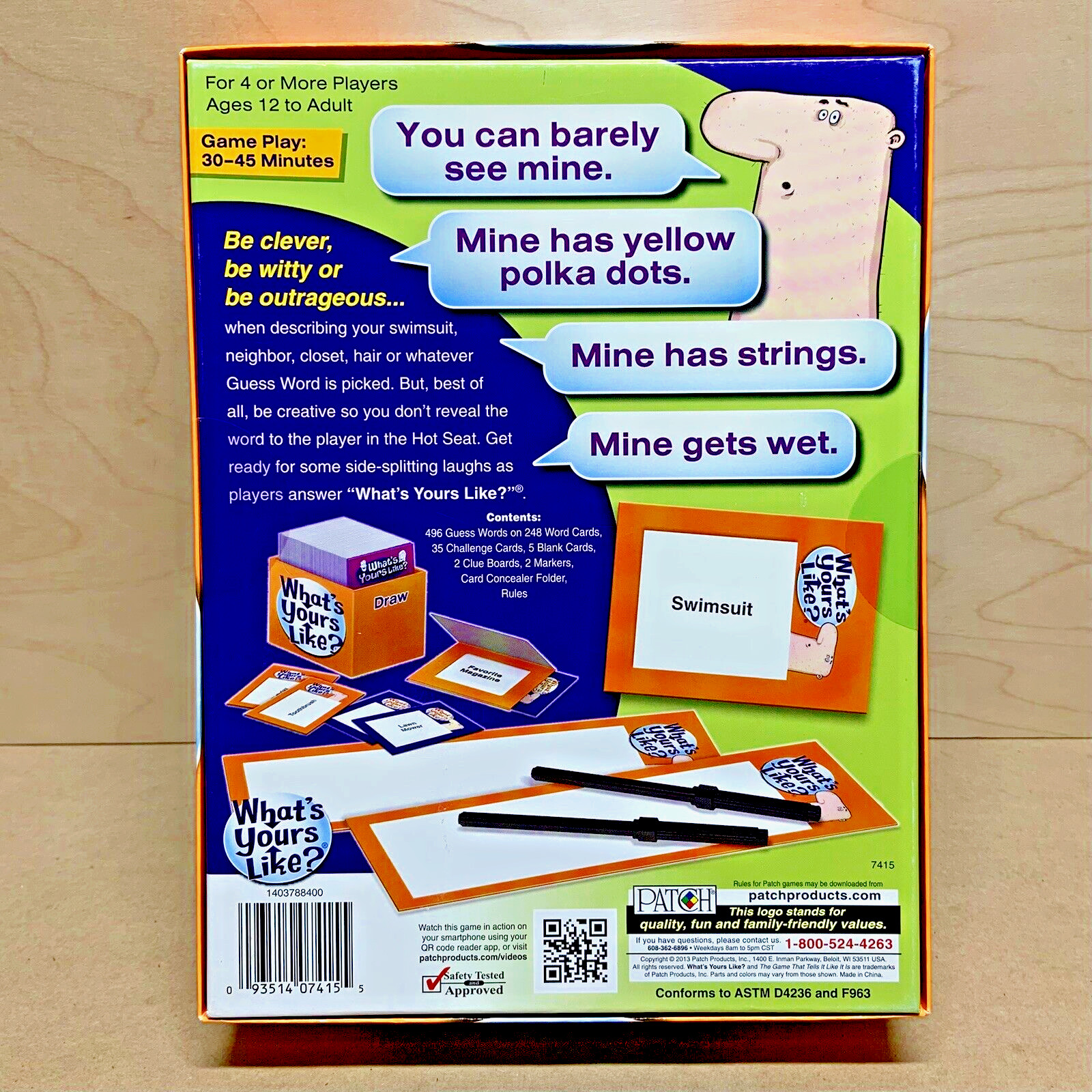 What’s Yours Like? Party Game by Patch Products (2007) – Complete Set