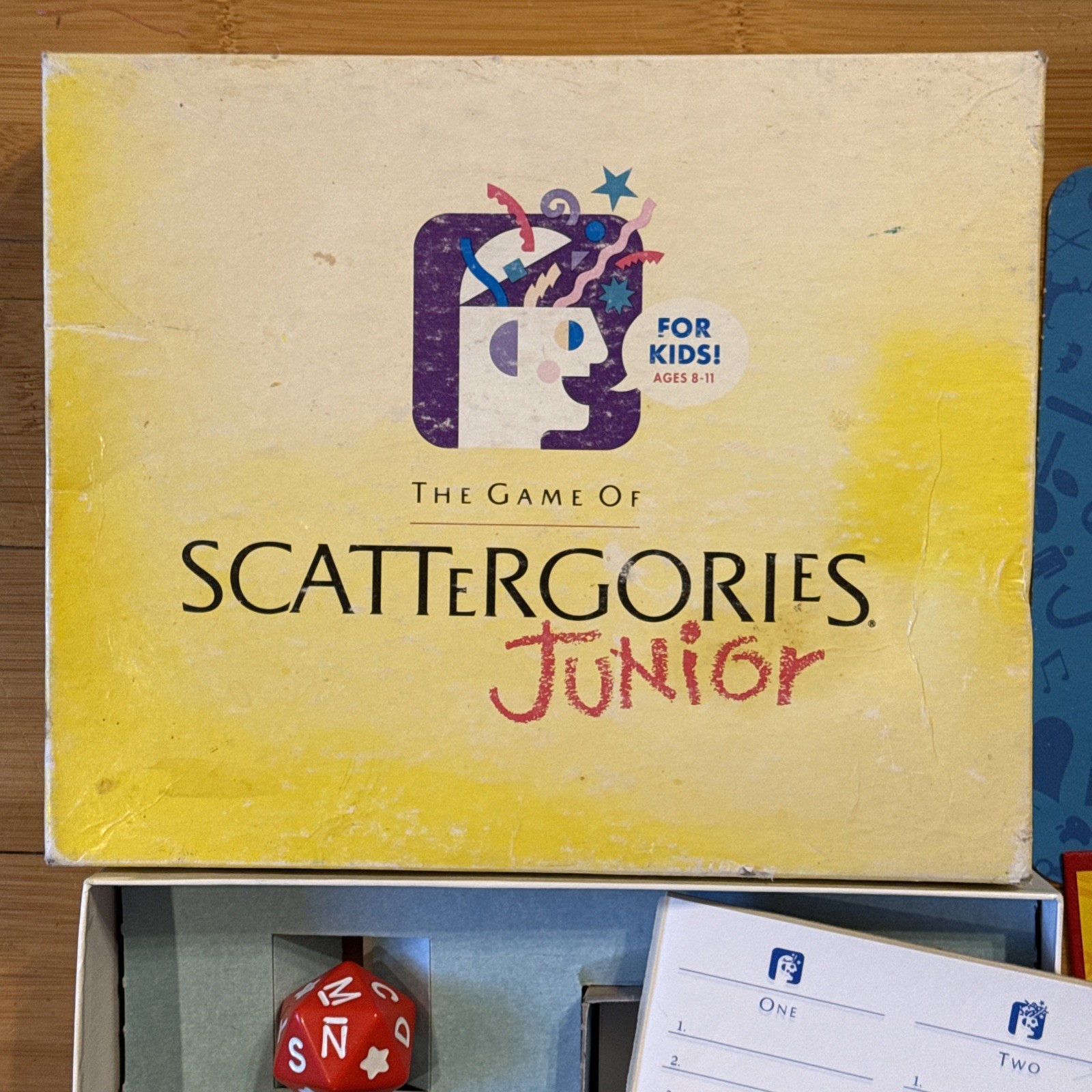 SCATTERGORIES JUNIOR Game, **COMPLETE** Vintage Jr. 1989, Milton Bradley, VG!