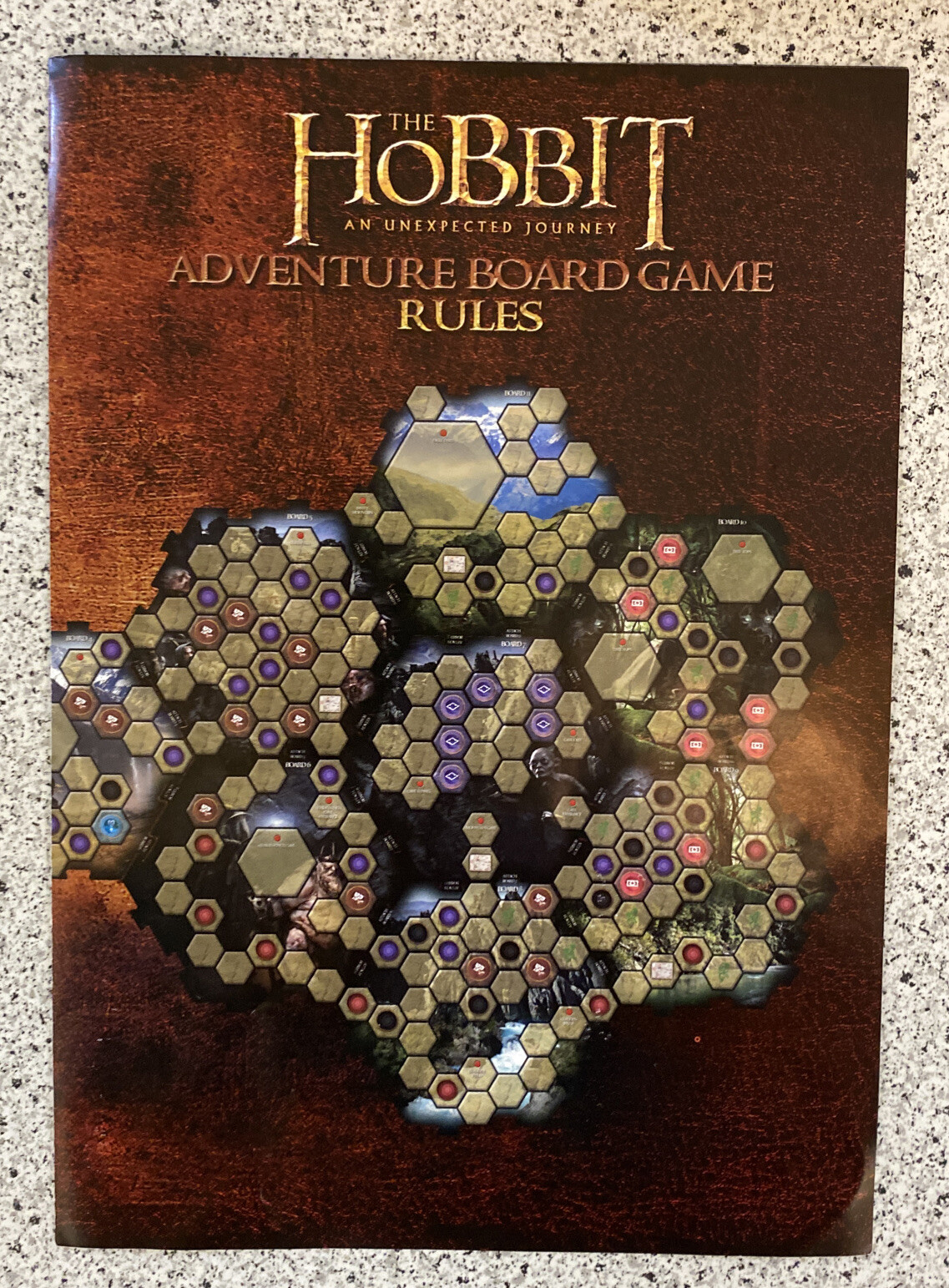 The Hobbit An Unexpected Journey Adventure Board Game Pressman Games