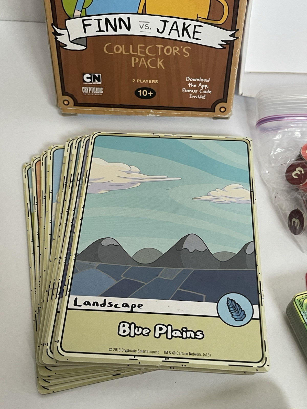 Cryptozoic Adventure Time Card Wars Finn vs. Jake Collectors Pack Complete