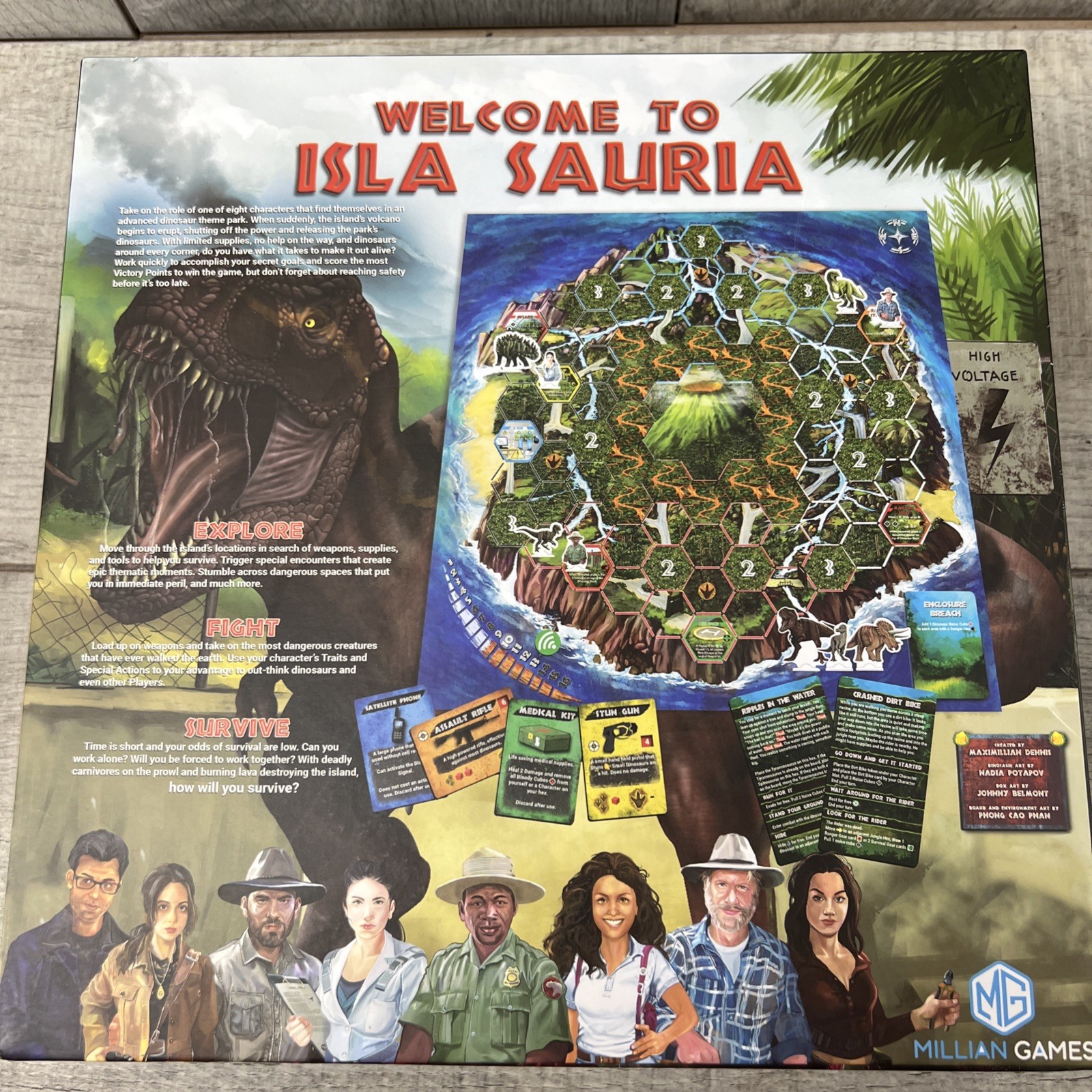 Sauria by Millian Games-The Dinosaur Park Survival Game READ DESCRIPTION Rare