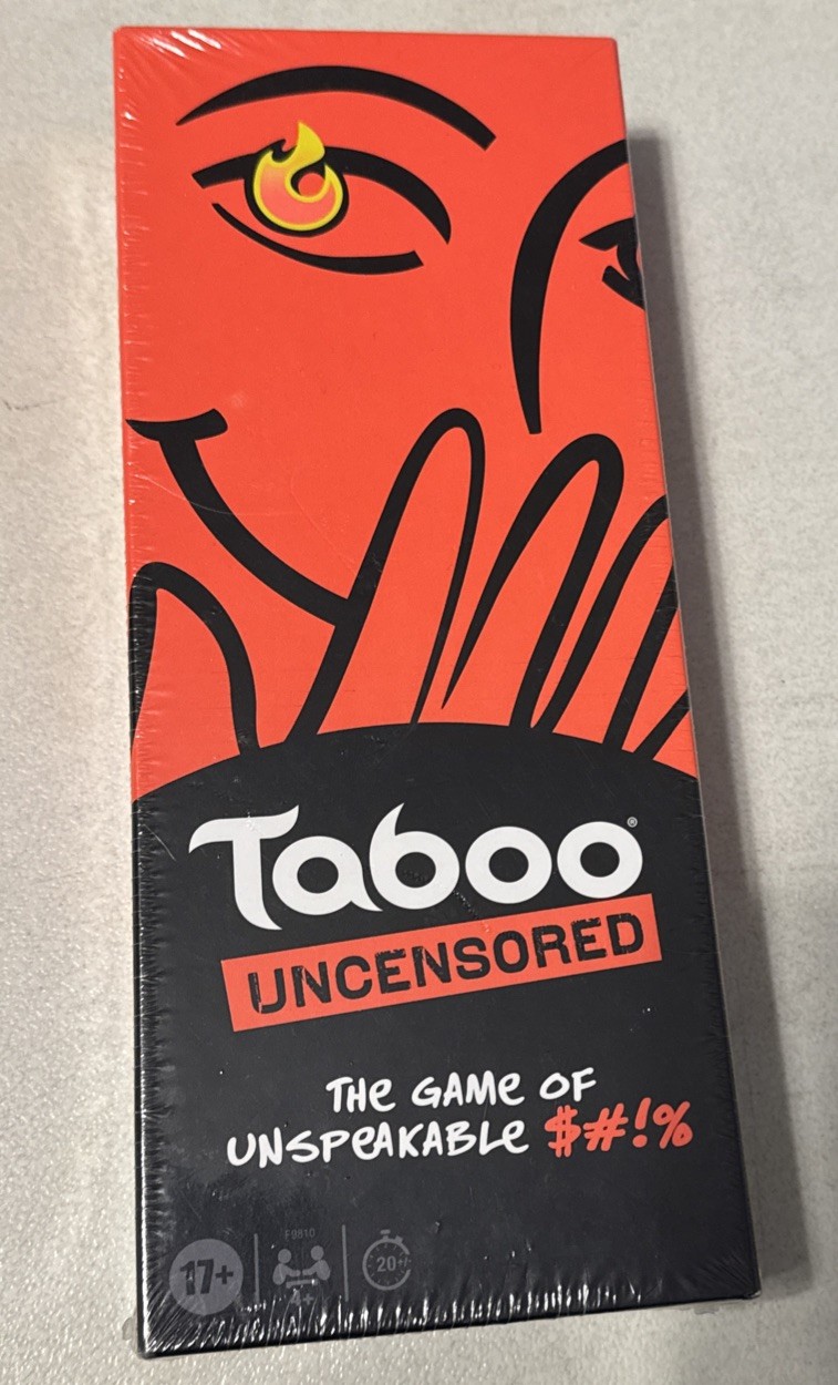 Hasbro Taboo Uncensored Board Game 17+ Sealed New