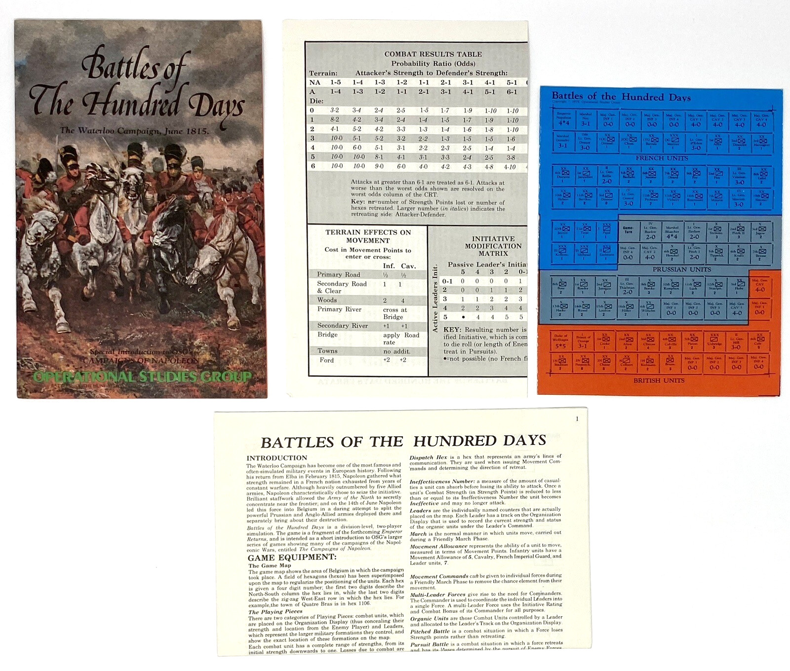 1979 OSG Wargames: Arcola, Battles of The Hundred Days, The 20th Maine