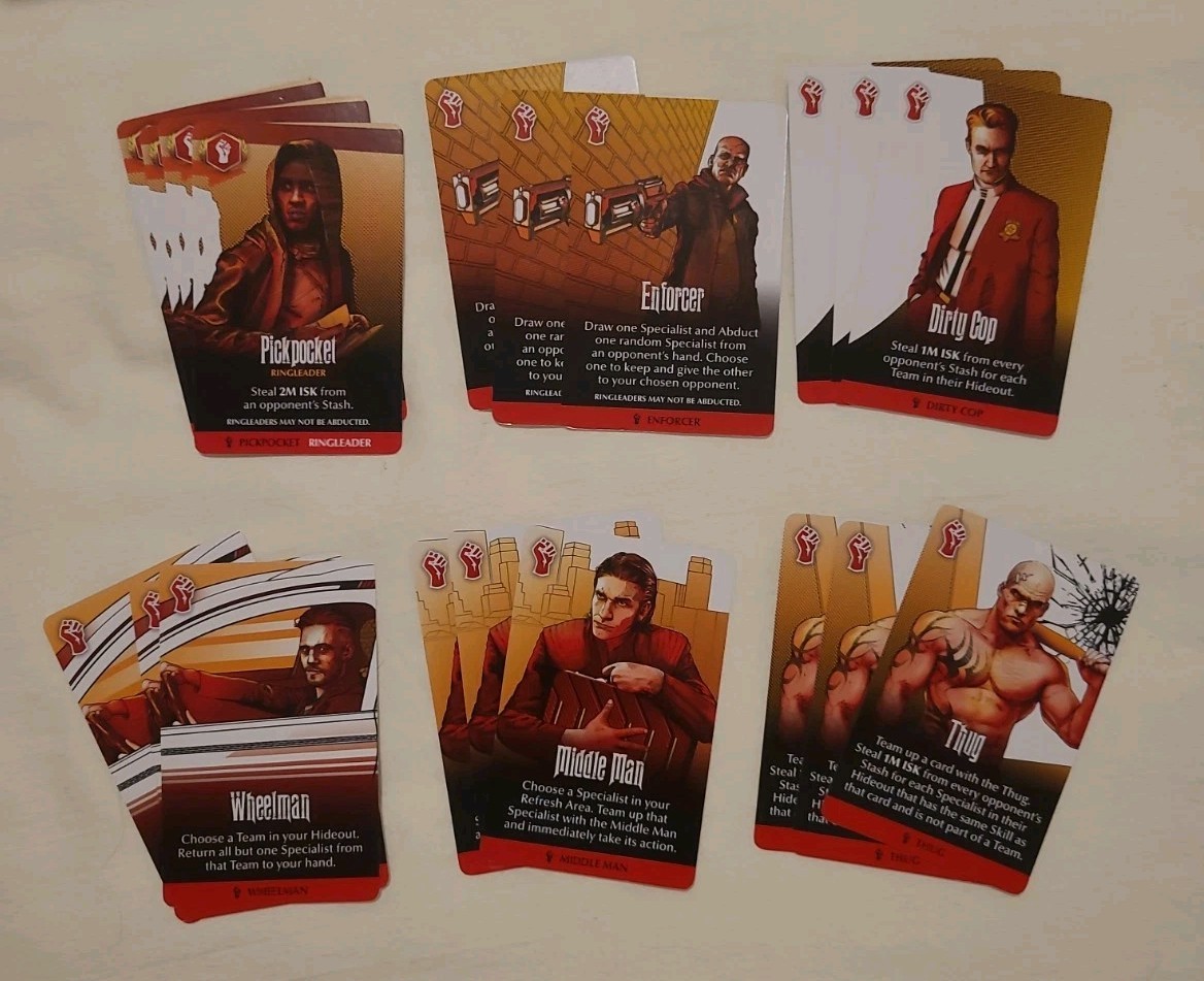 Grifters Card Game Indie Boards & Cards Dystopian Universe Hand Building Game