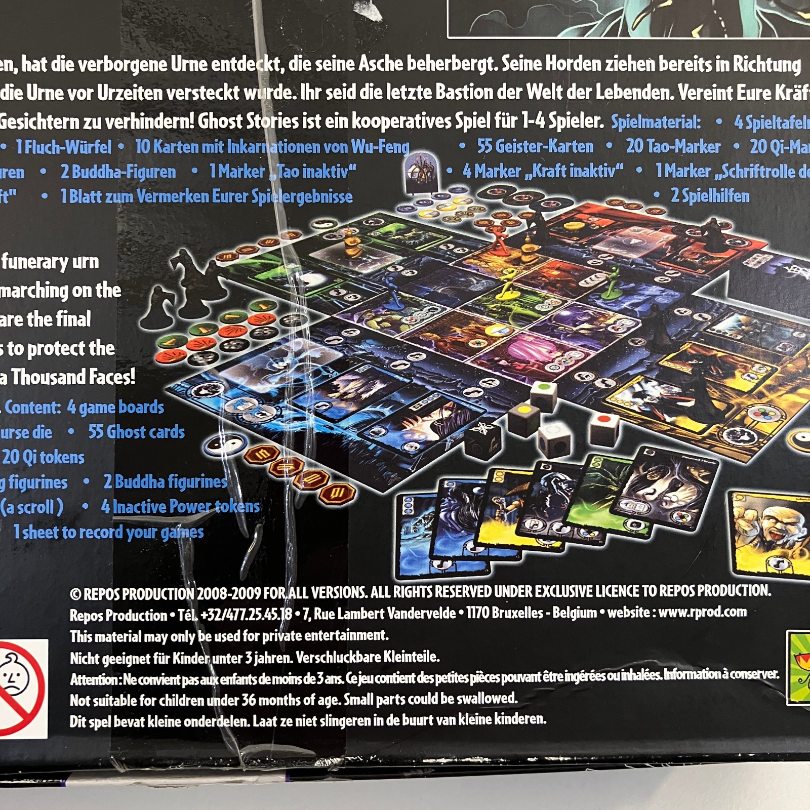 Ghost Stories Repos Production Antoine Bauza Board Game 1-4 Players 12+ Years