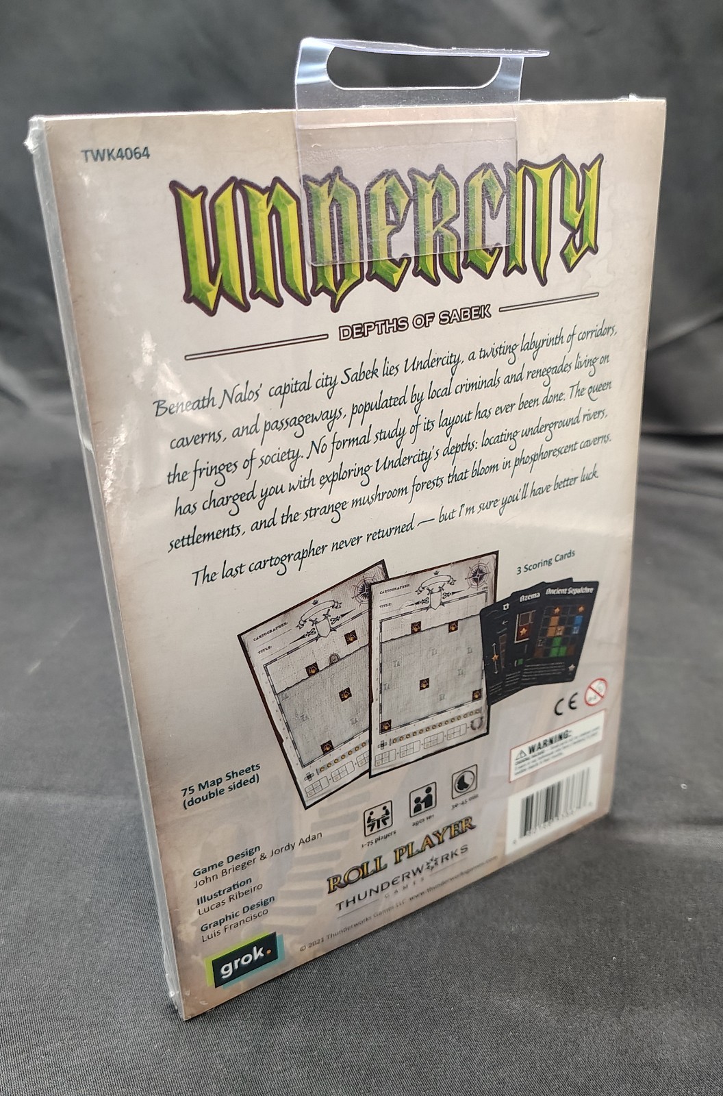 Cartographers: Undercity Depths of Sabek Map Pack 3 — New in Shrink