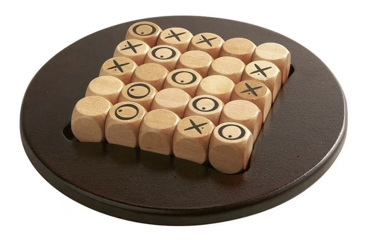 Quixo Mini Wooden Strategy Board Game by Thierry Chapeau