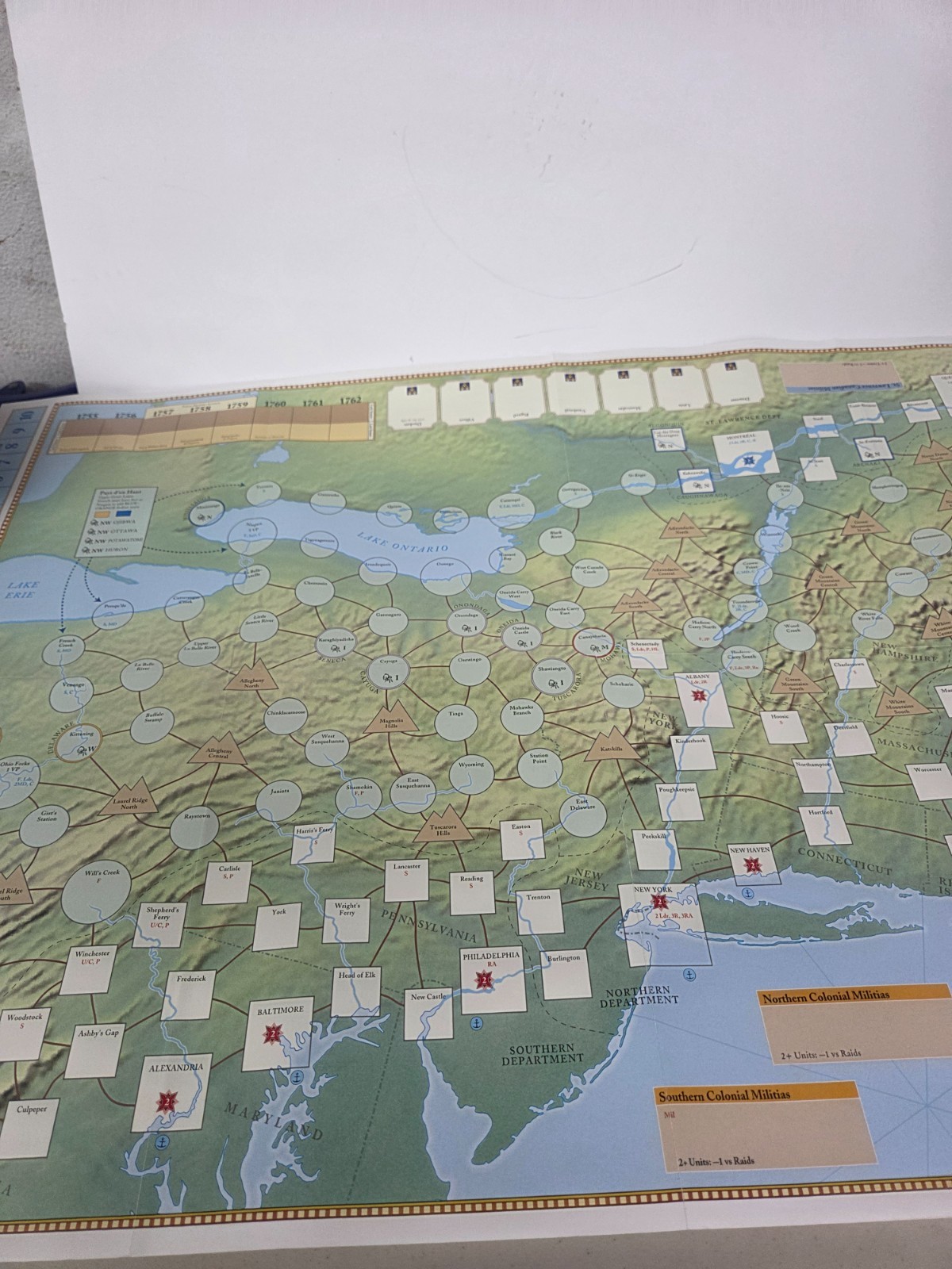 GMT Games Wilderness War The French and Indian War(1st) Box VG+/NM