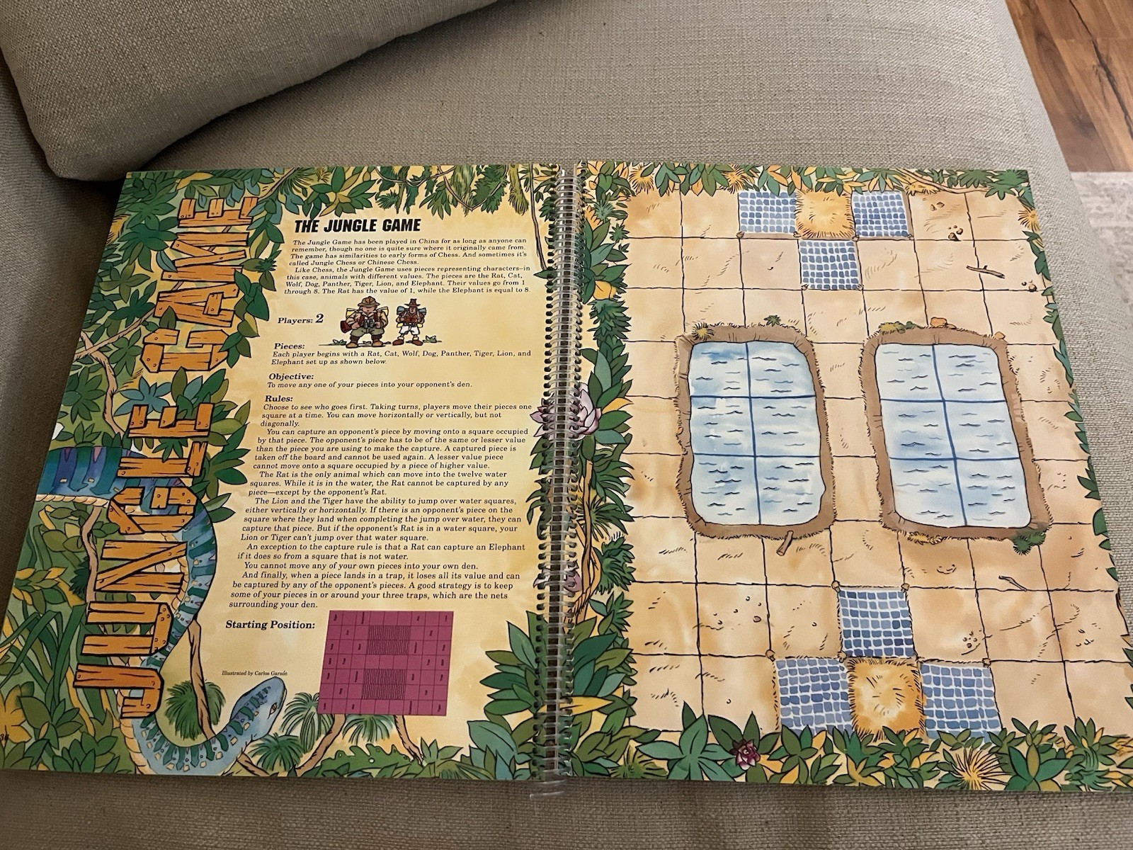 Highlights Best Board Games Around the World Spiral Bound Book Vintage 1992 MINT