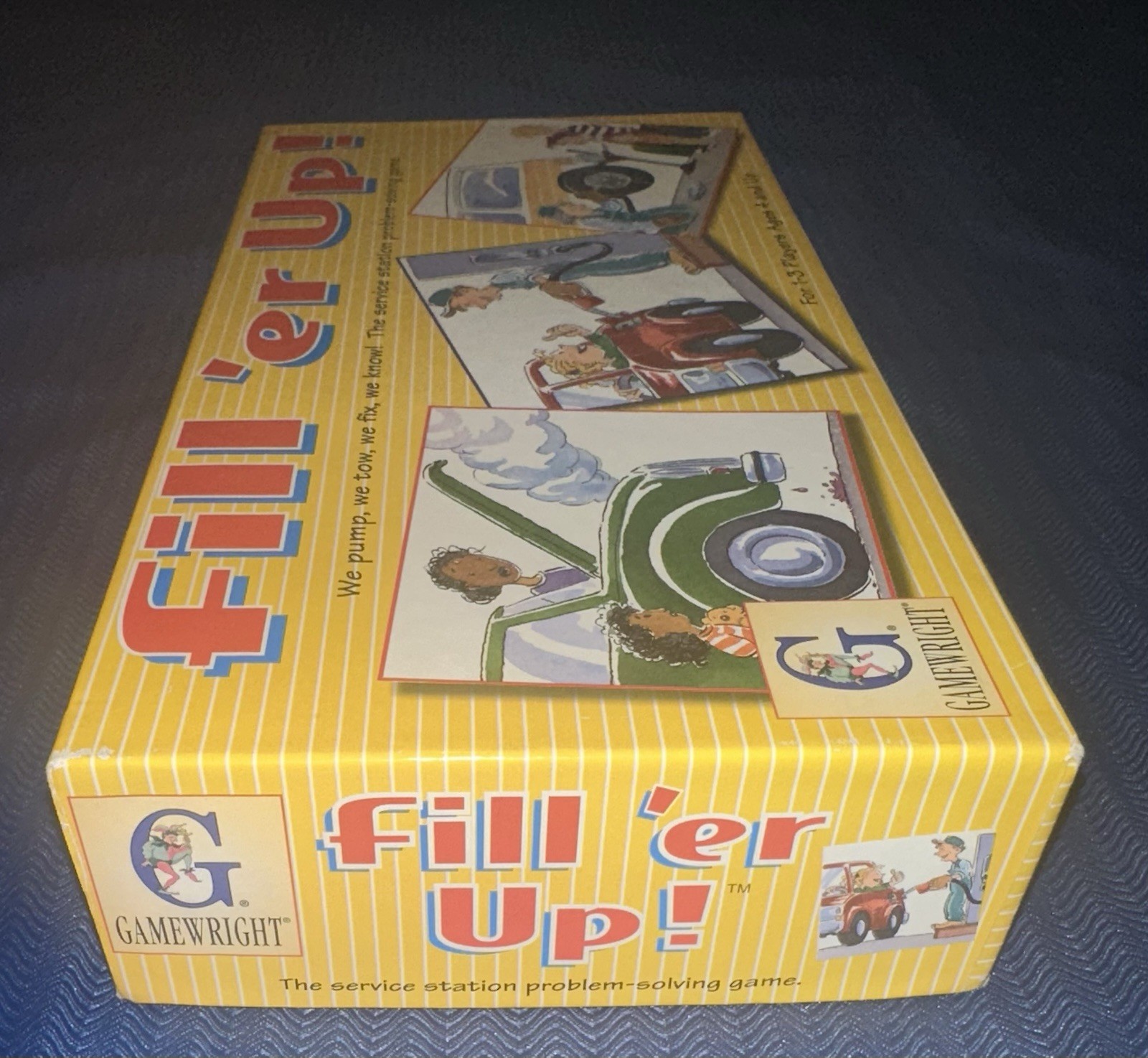 Gamewright Fill Er Up Game Service Station Problem Solving Ages 4+ COMPLETE