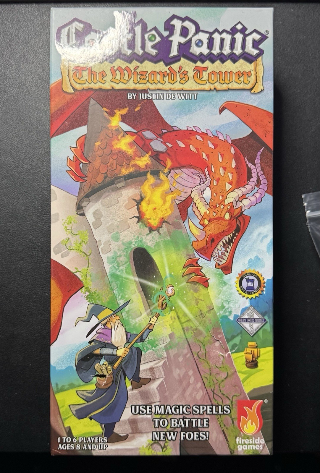 Castle Panic + The Wizard’s Tower (Fireside Games, 2022-2024) 2nd Edition, 99%