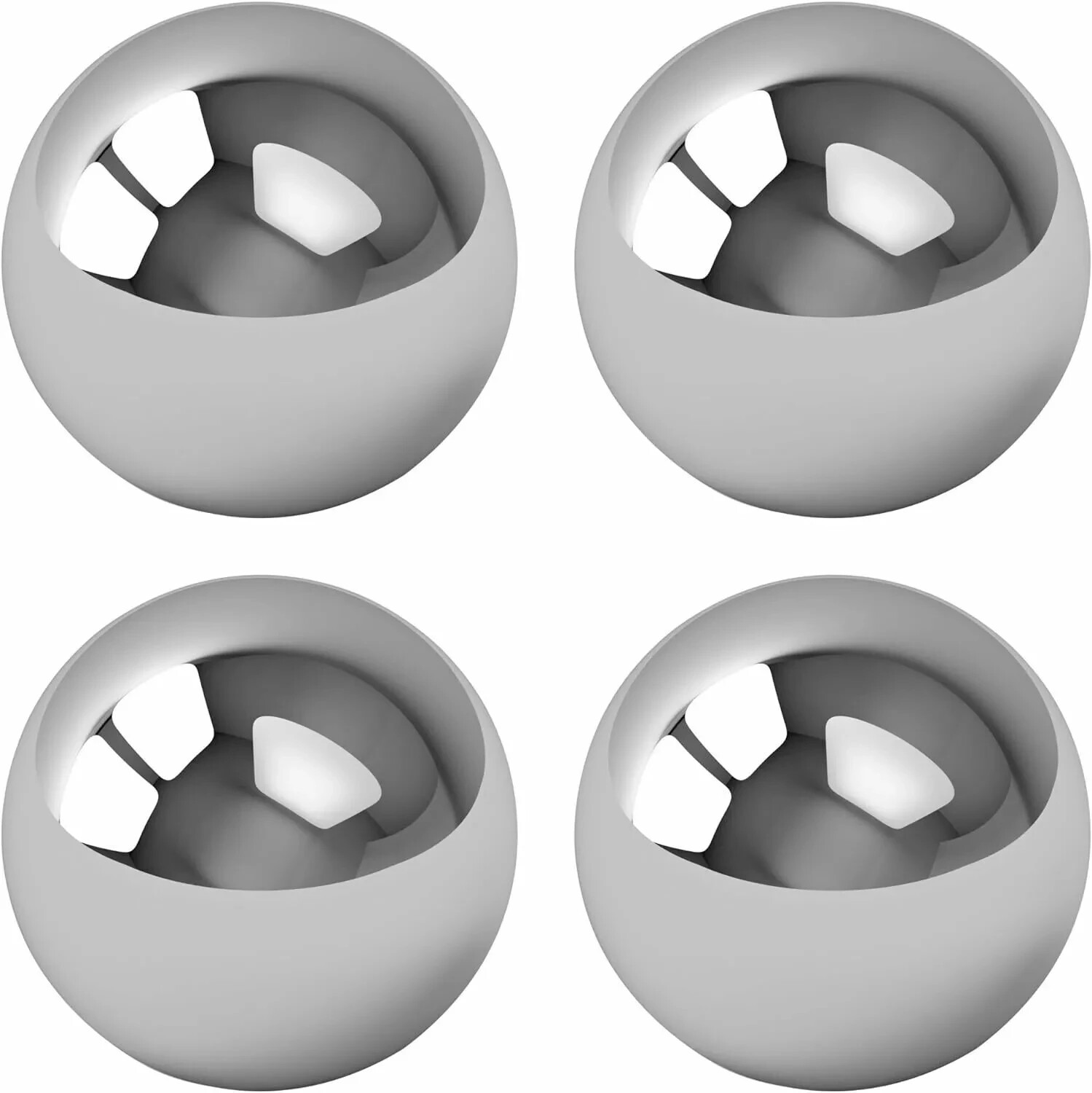 Four (4) Replacement 1/2″ Steel Balls for Brio Labyrinth Game